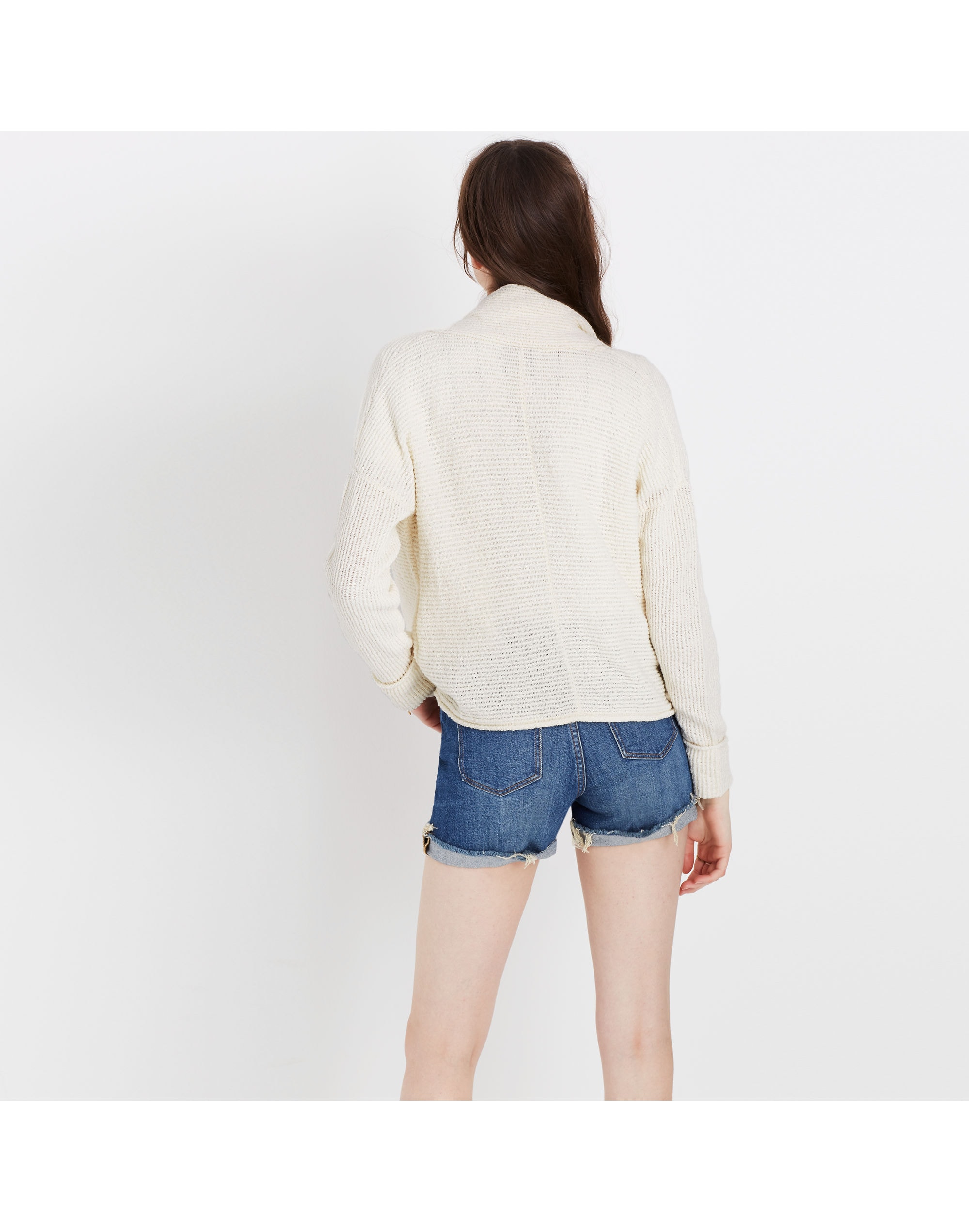 Shawl-Collar Crop Cardigan Sweater | Madewell