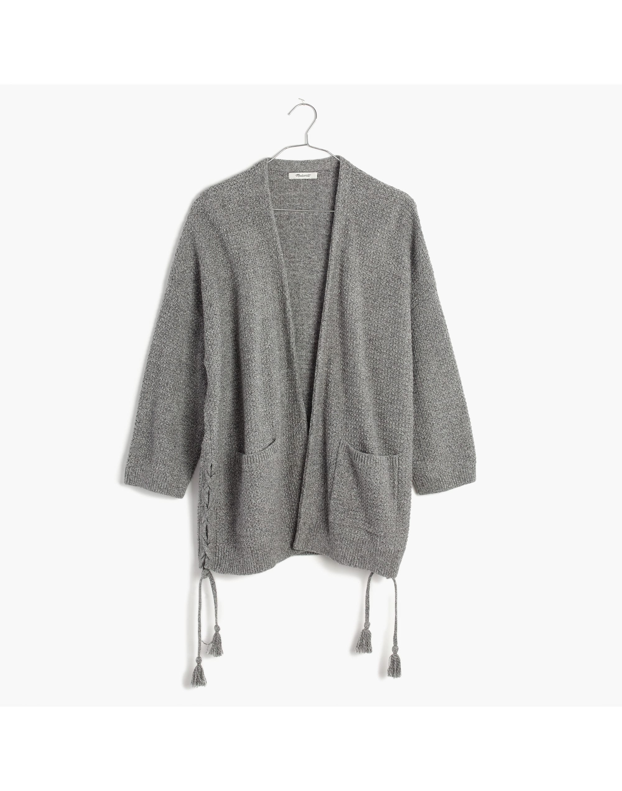 Side-Lace Cardigan Sweater | Madewell