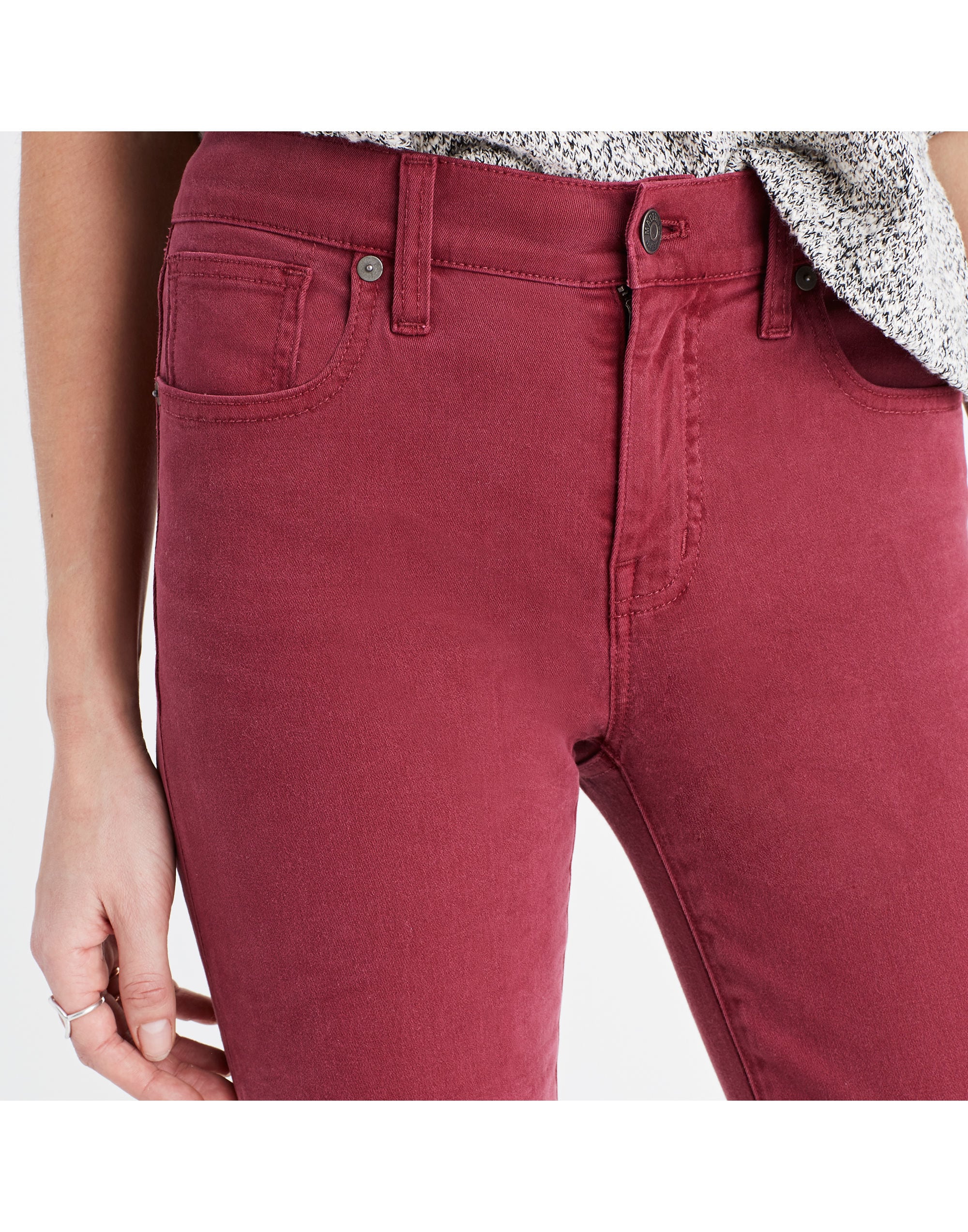 9" High-Rise Skinny Jeans: Garment-Dyed Edition | Madewell