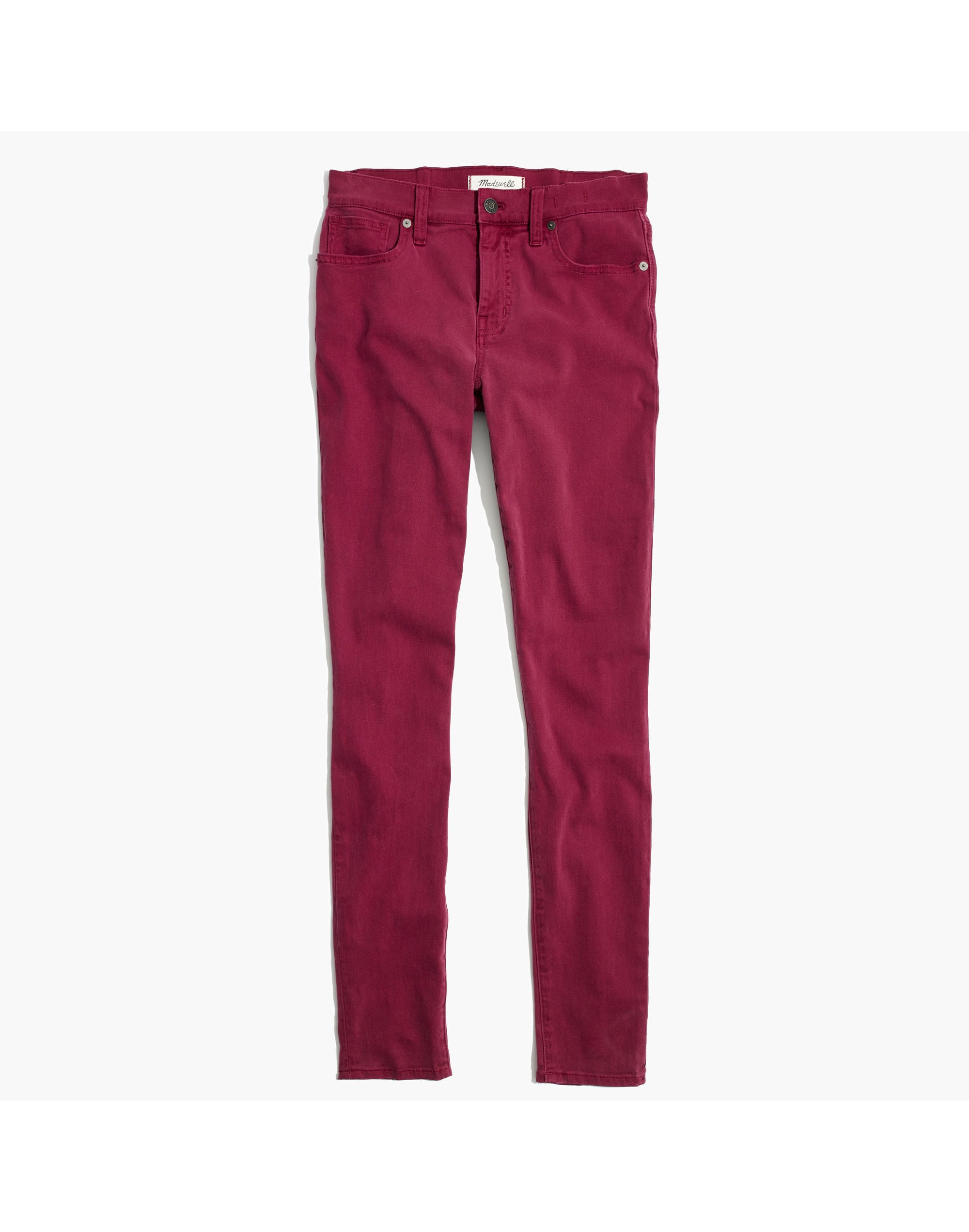 9" High-Rise Skinny Jeans: Garment-Dyed Edition | Madewell