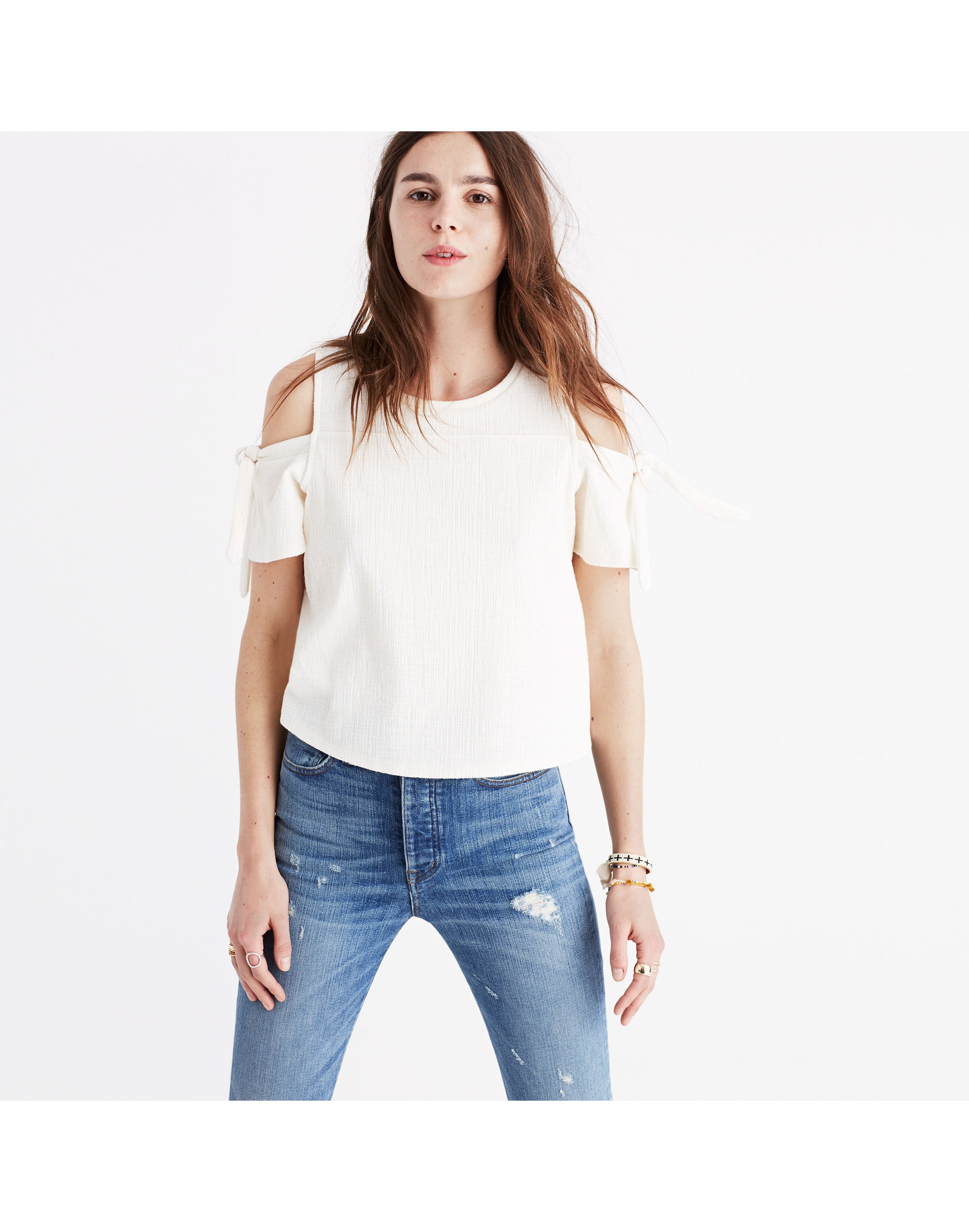 Skylark Cold-Shoulder Top | Madewell