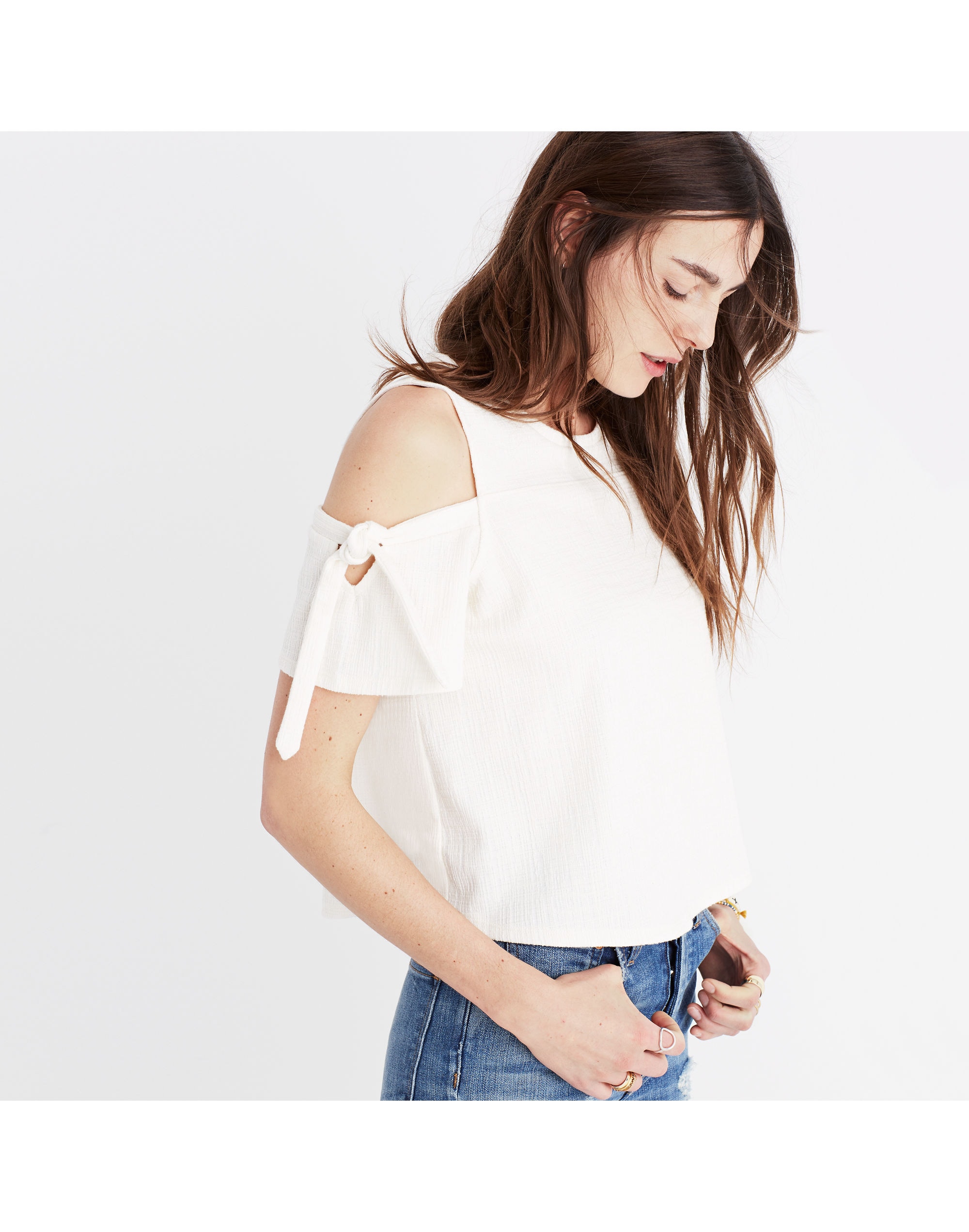 Skylark Cold-Shoulder Top | Madewell