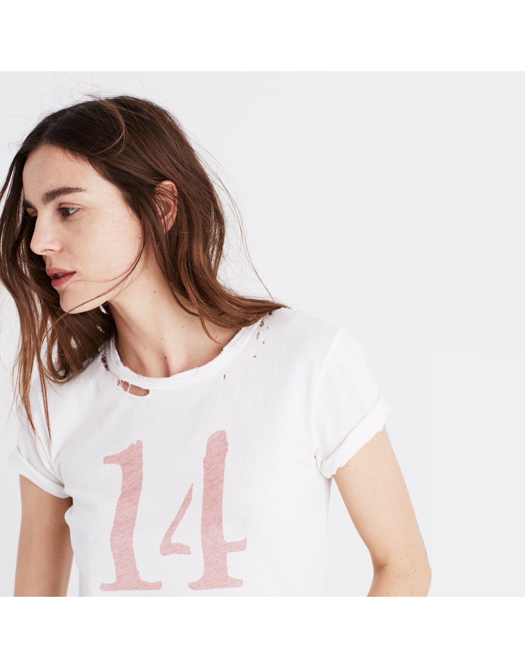 Rivet & Thread Distressed 14 Graphic Tee | Madewell