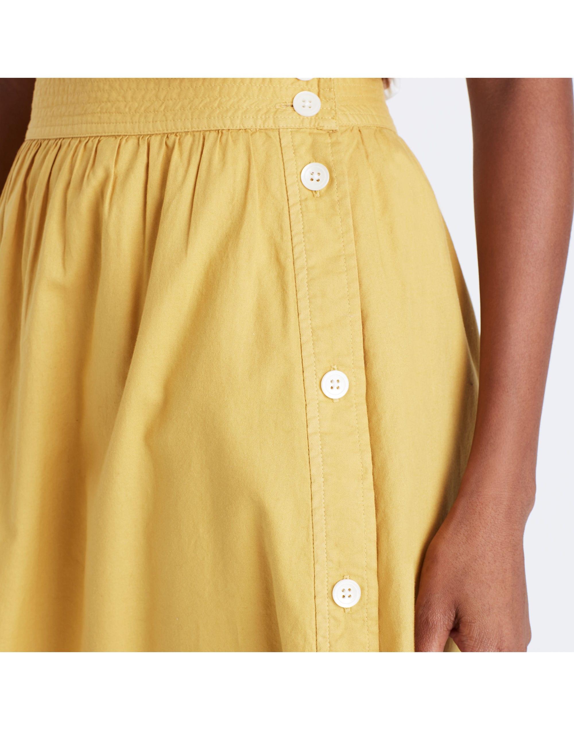 Side-Button Skirt | Madewell