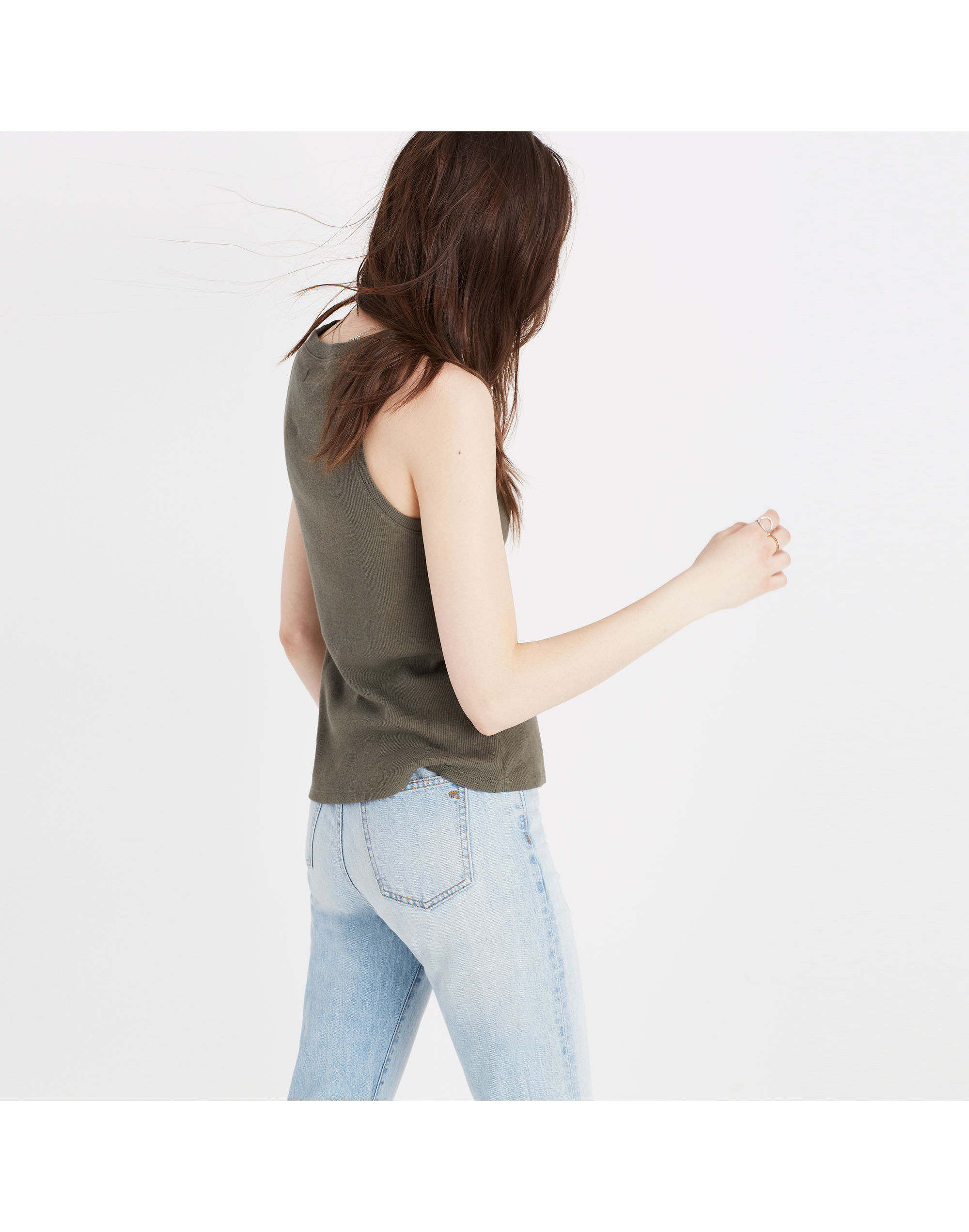 Circuit Rib Tank Top | Madewell