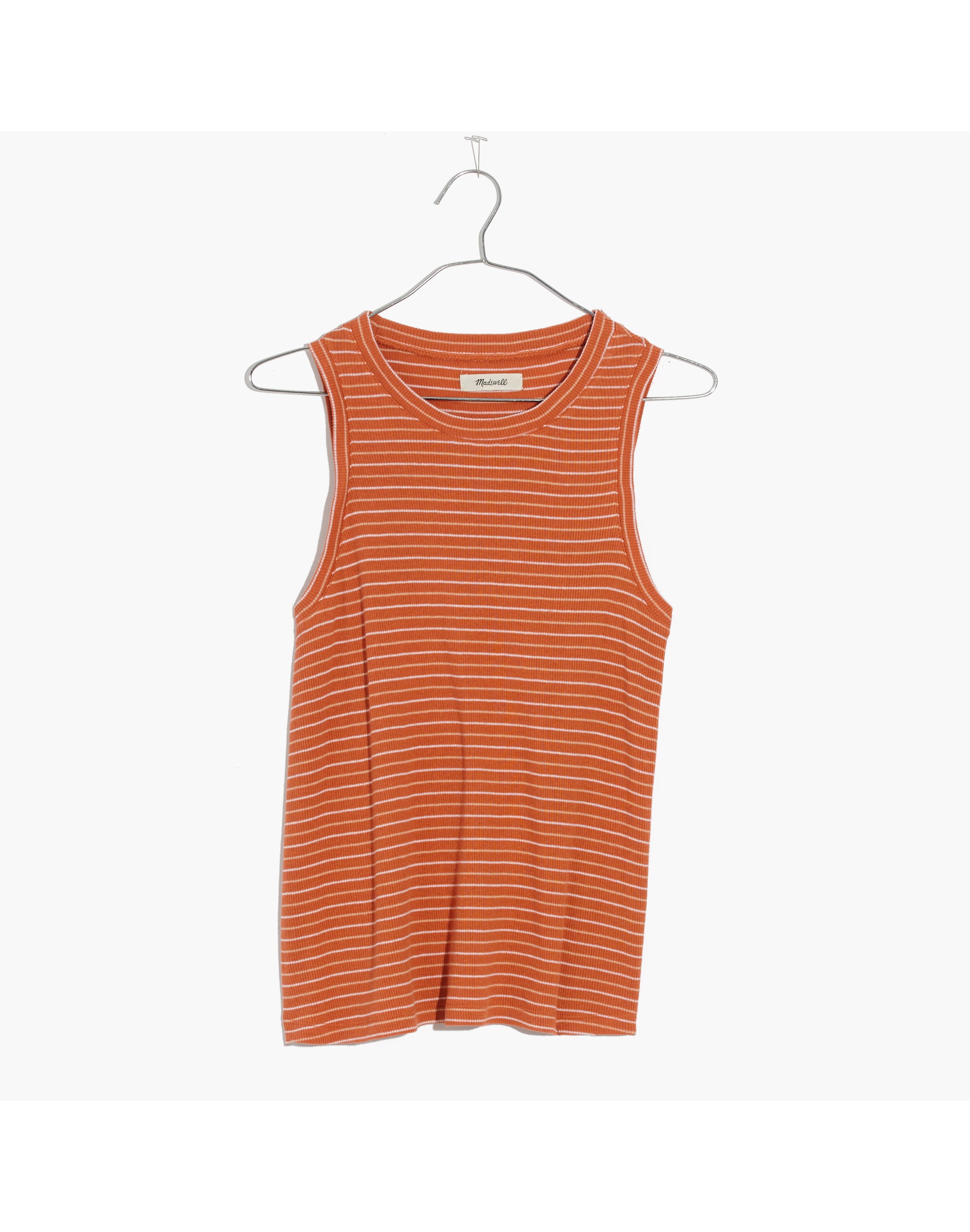 Circuit Rib Tank Top Clare Stripe | Madewell