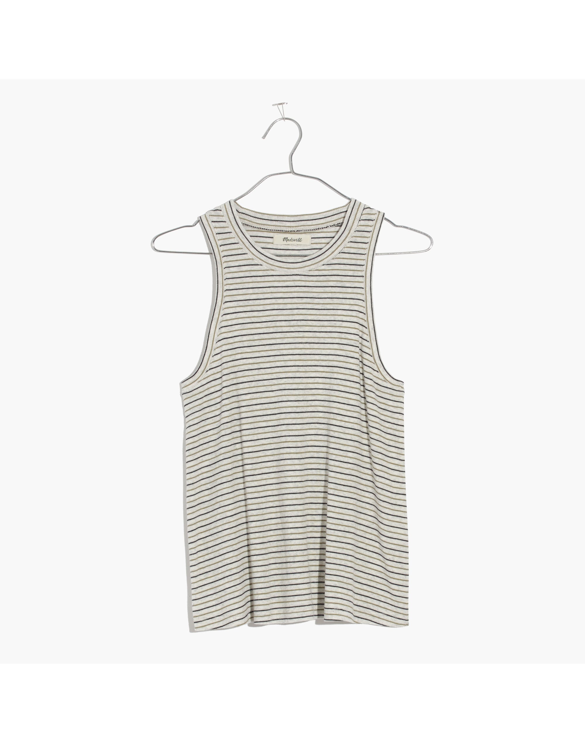 Circuit Rib Tank Top in Clare Stripe | Madewell