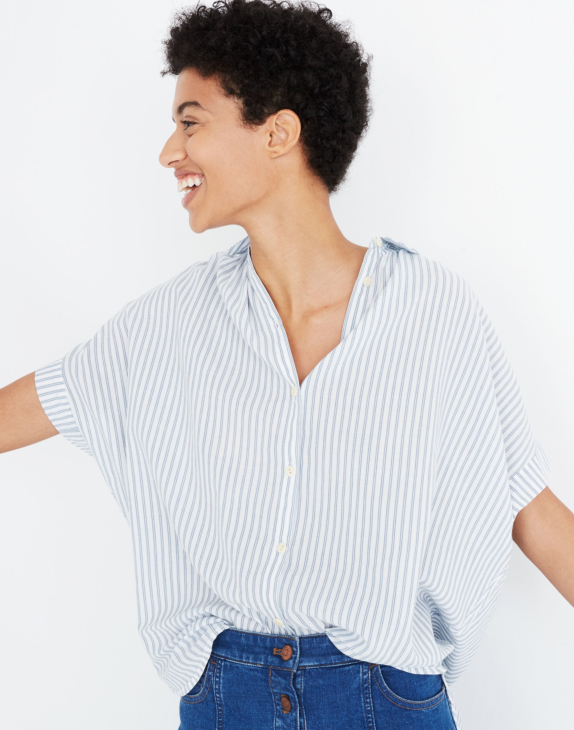 Central Shirt Erinn Stripe | Madewell