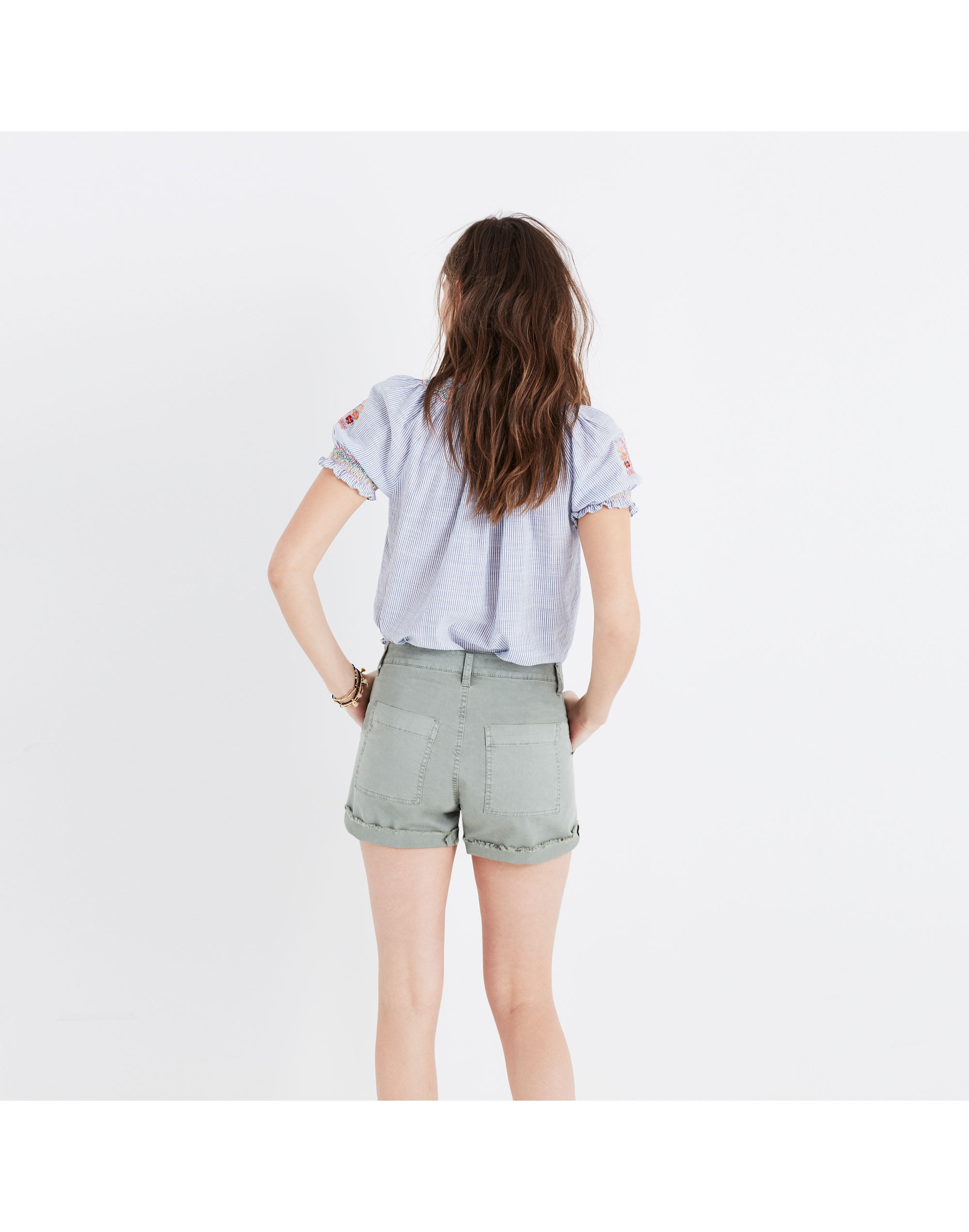 Garment-Dyed Cutoff Shorts | Madewell