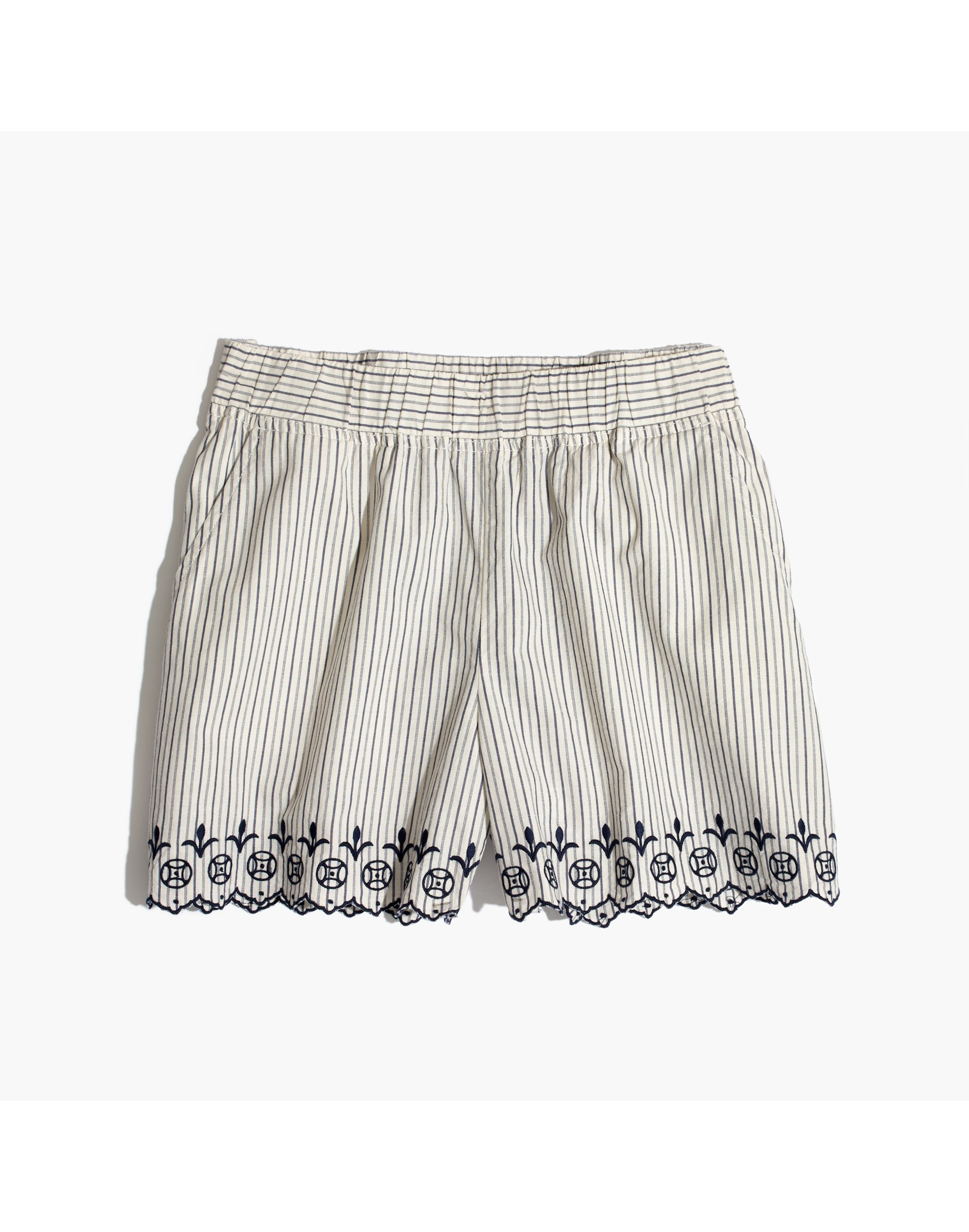 Embroidered Jardin Pull-On Shorts | Madewell