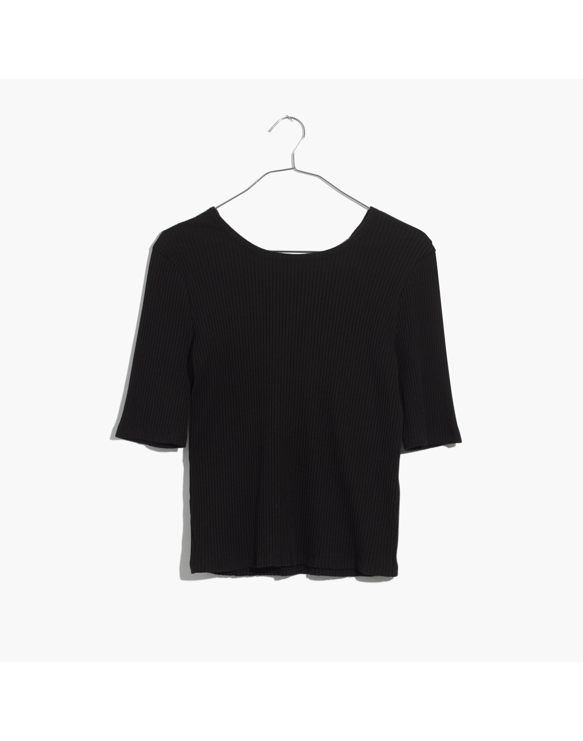 Ribbed Open-Back Top | Madewell