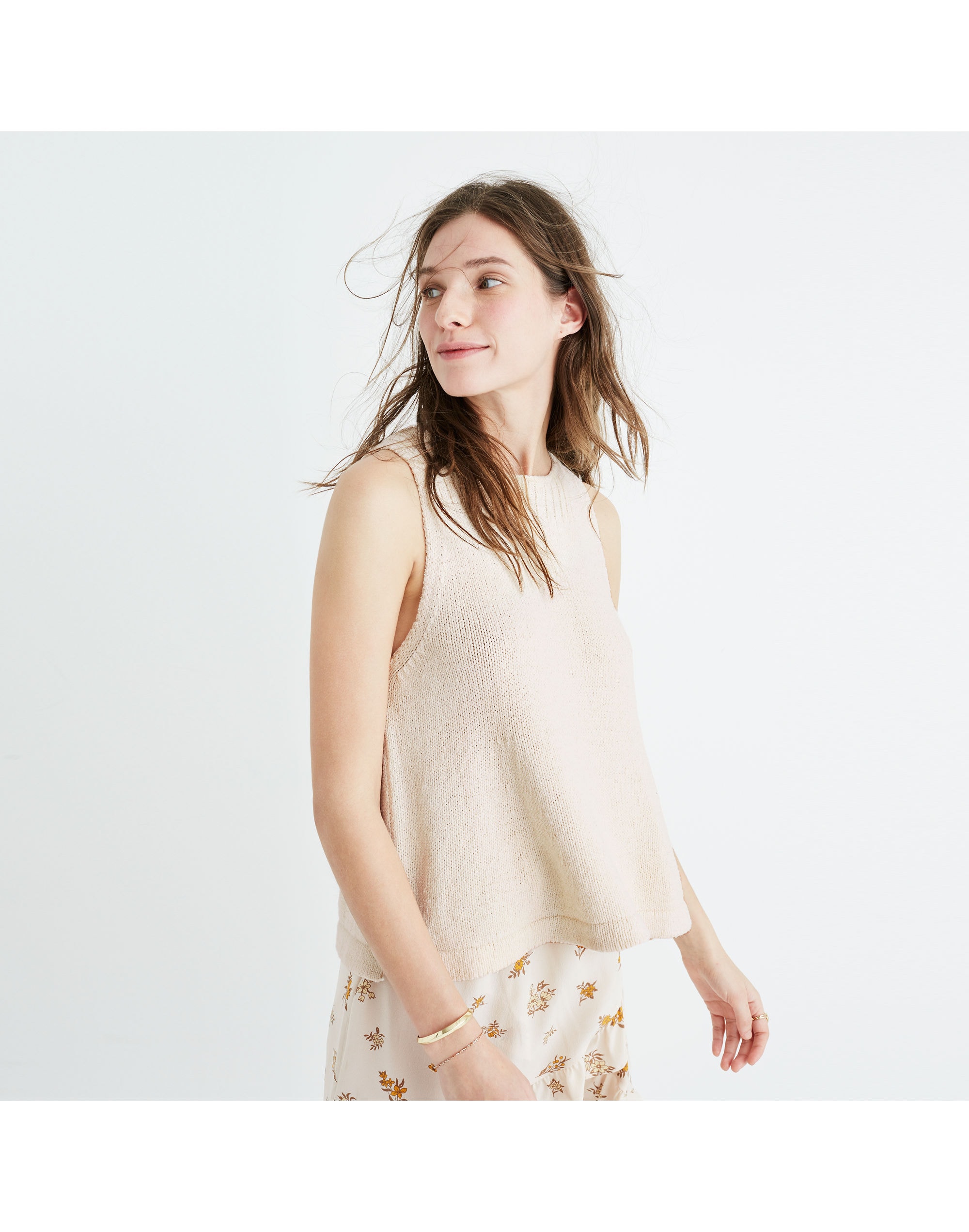 Sunsetter Sweater Tank | Madewell