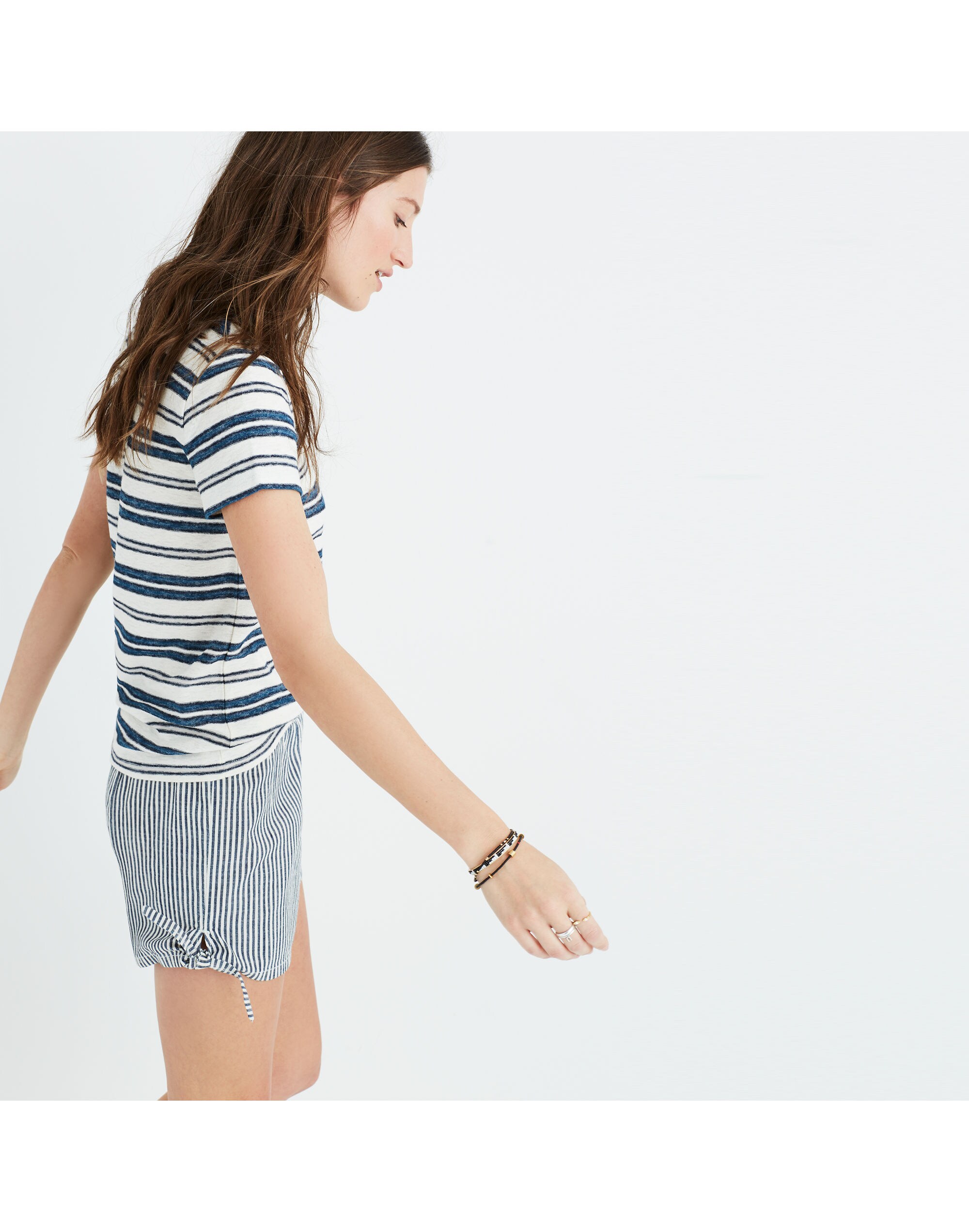 Hi-Fi Shrunken Tee Vonda Stripe | Madewell