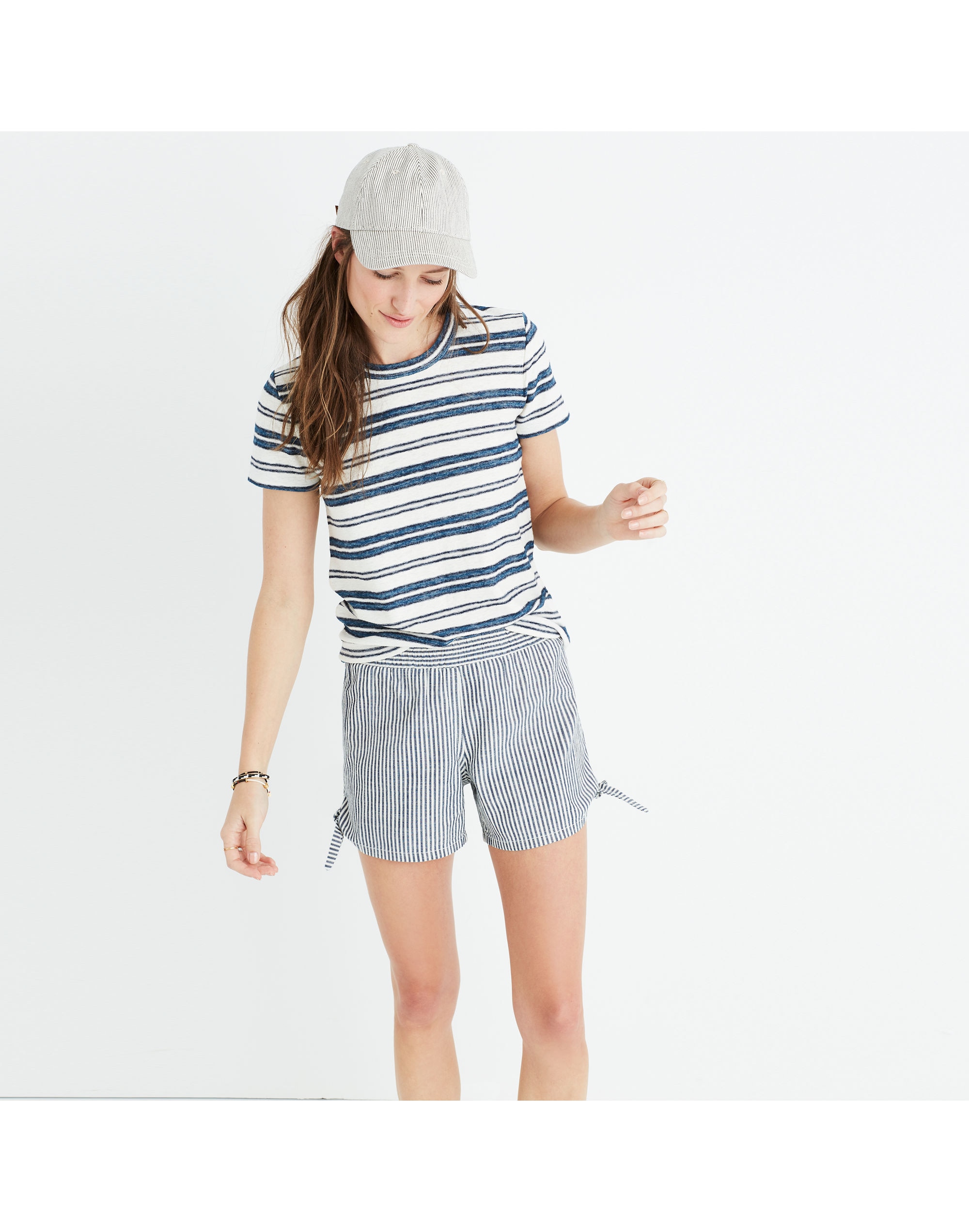 Hi-Fi Shrunken Tee Vonda Stripe | Madewell