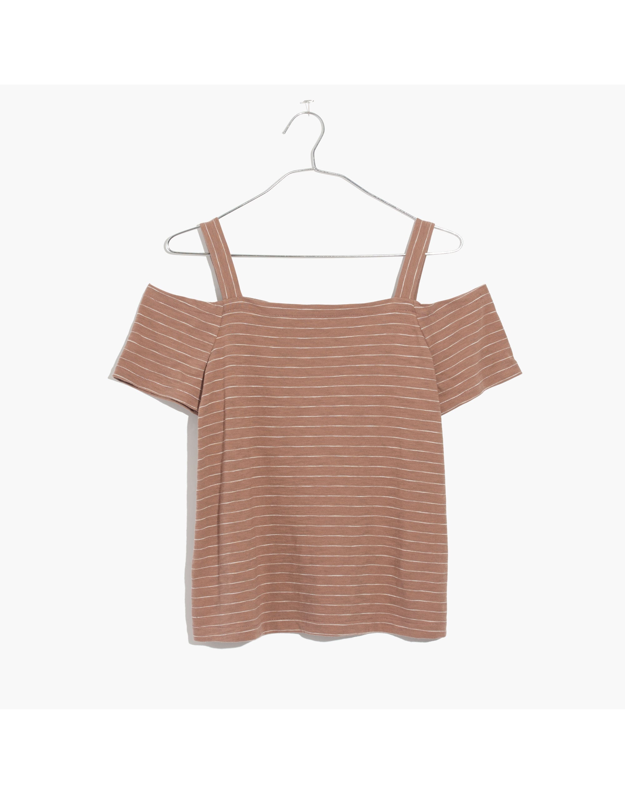 Cold-Shoulder Tee Bellamy Stripe | Madewell