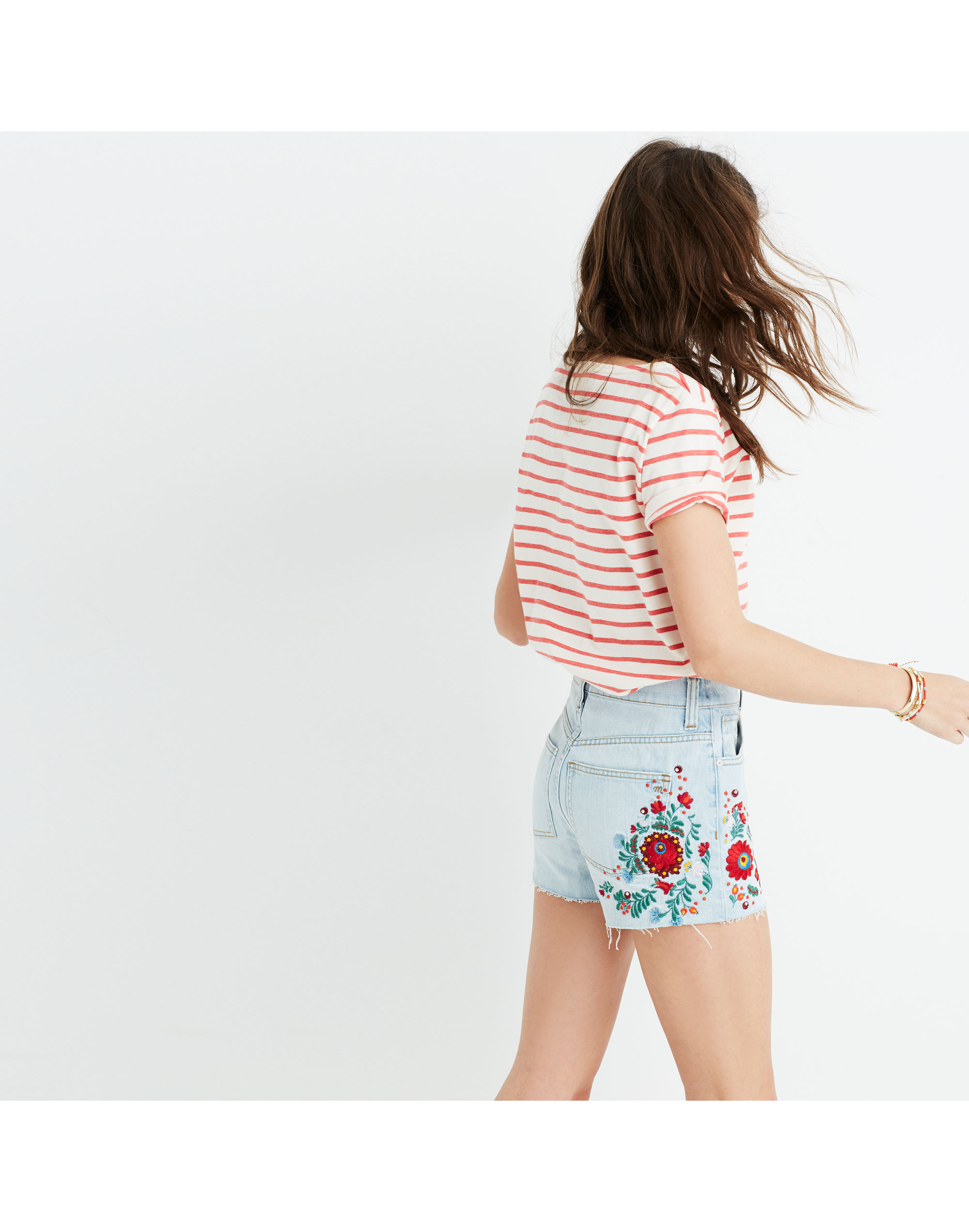 The Perfect Jean Short: Embroidered Edition | Madewell