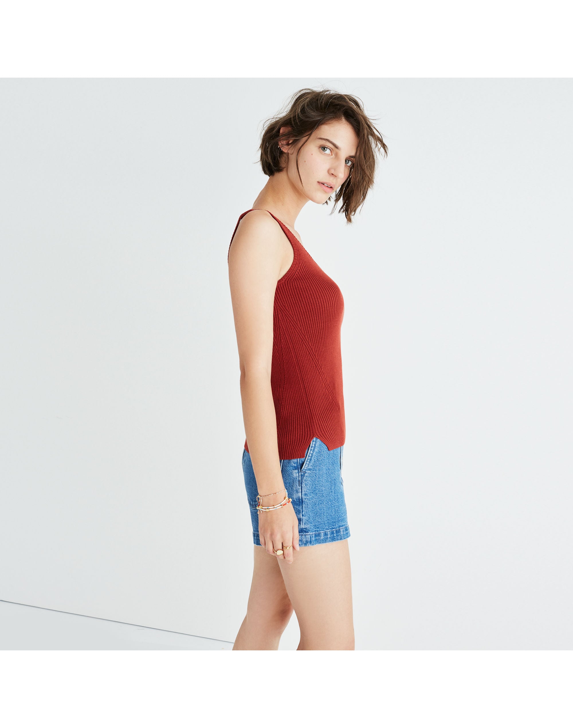 Ribbed Sweater Tank | Madewell