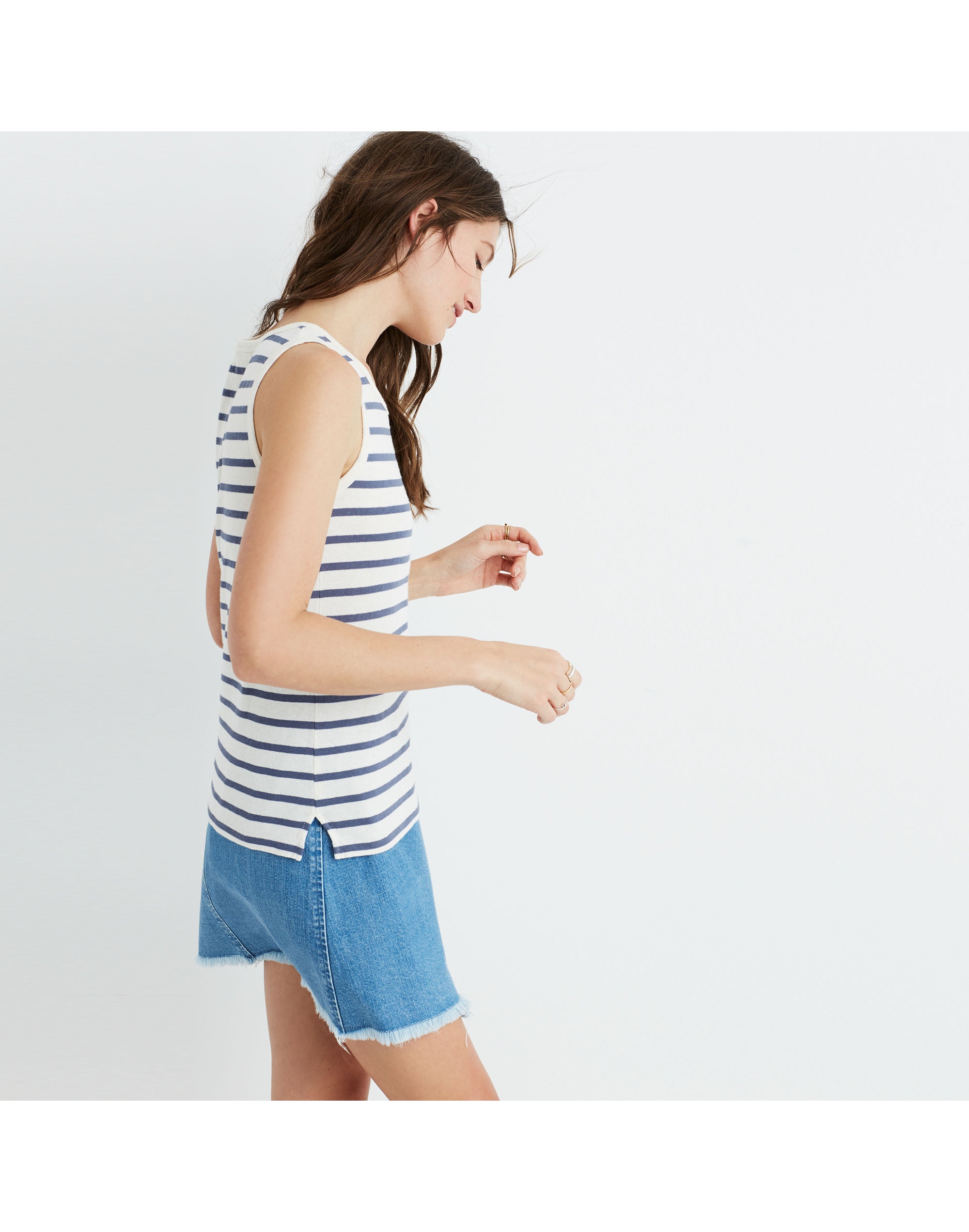 Striped Hiatus Tank Top | Madewell