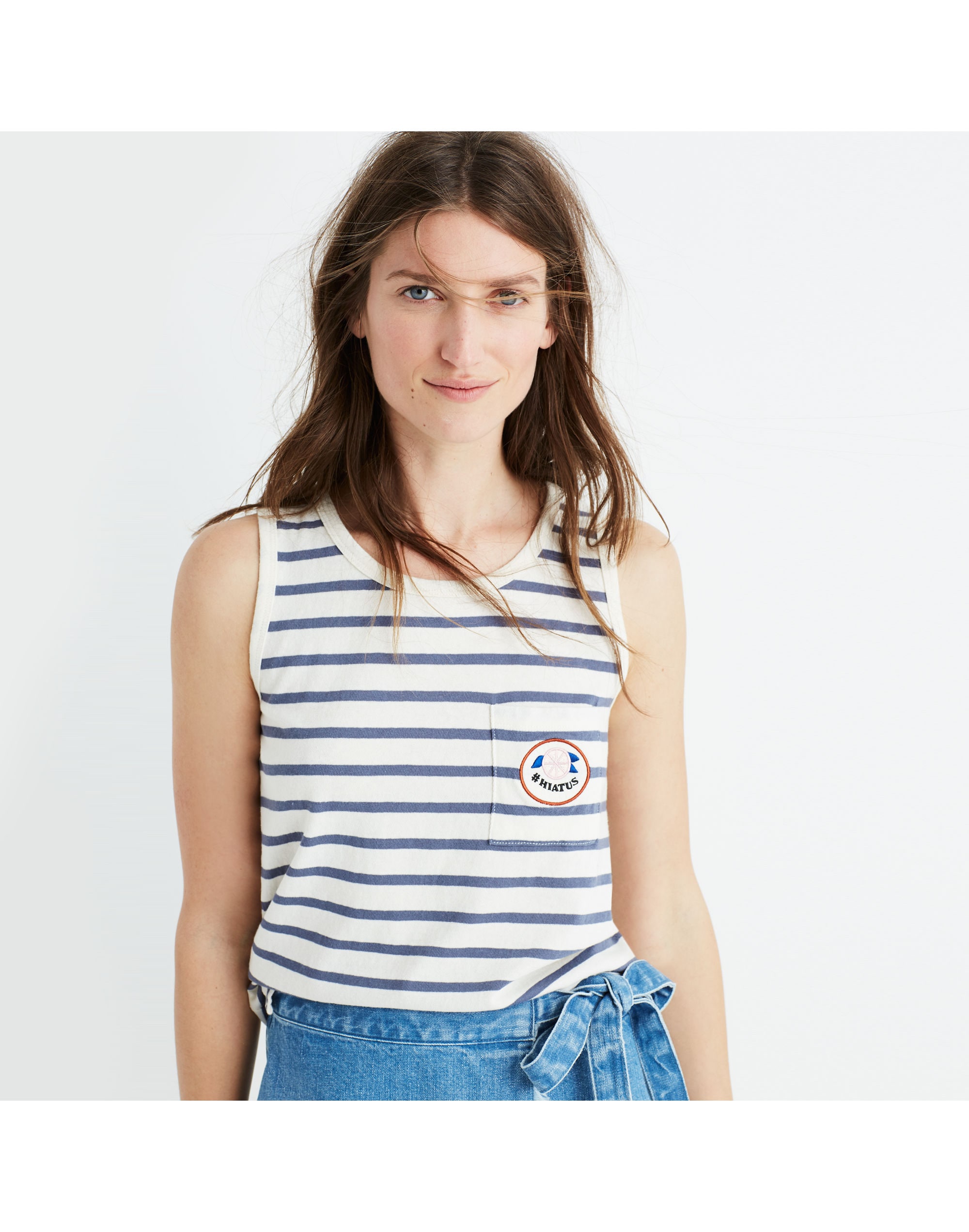 Striped Hiatus Tank Top | Madewell