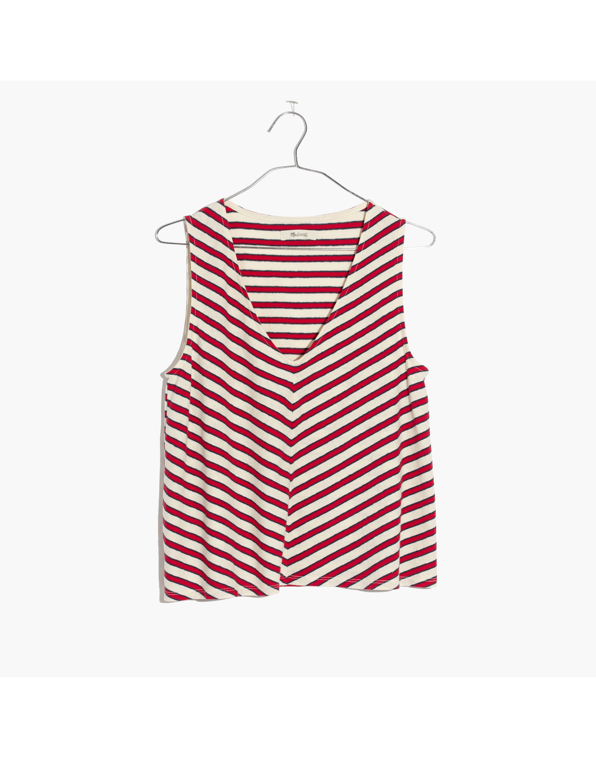 Chevron Stripe Swingy Tank Top | Madewell