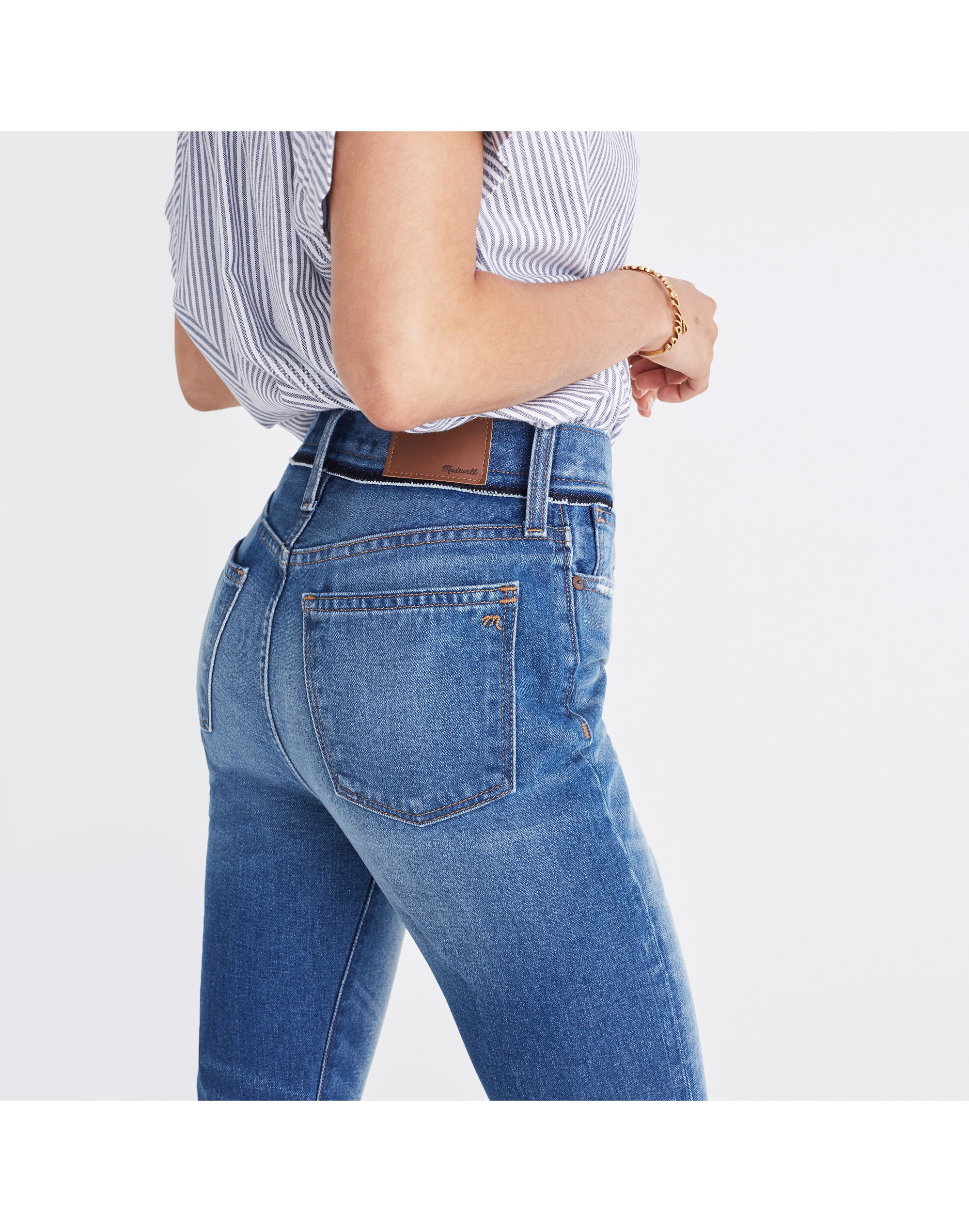 Retro Crop Bootcut Jeans: Knee-Rip Edition | Madewell