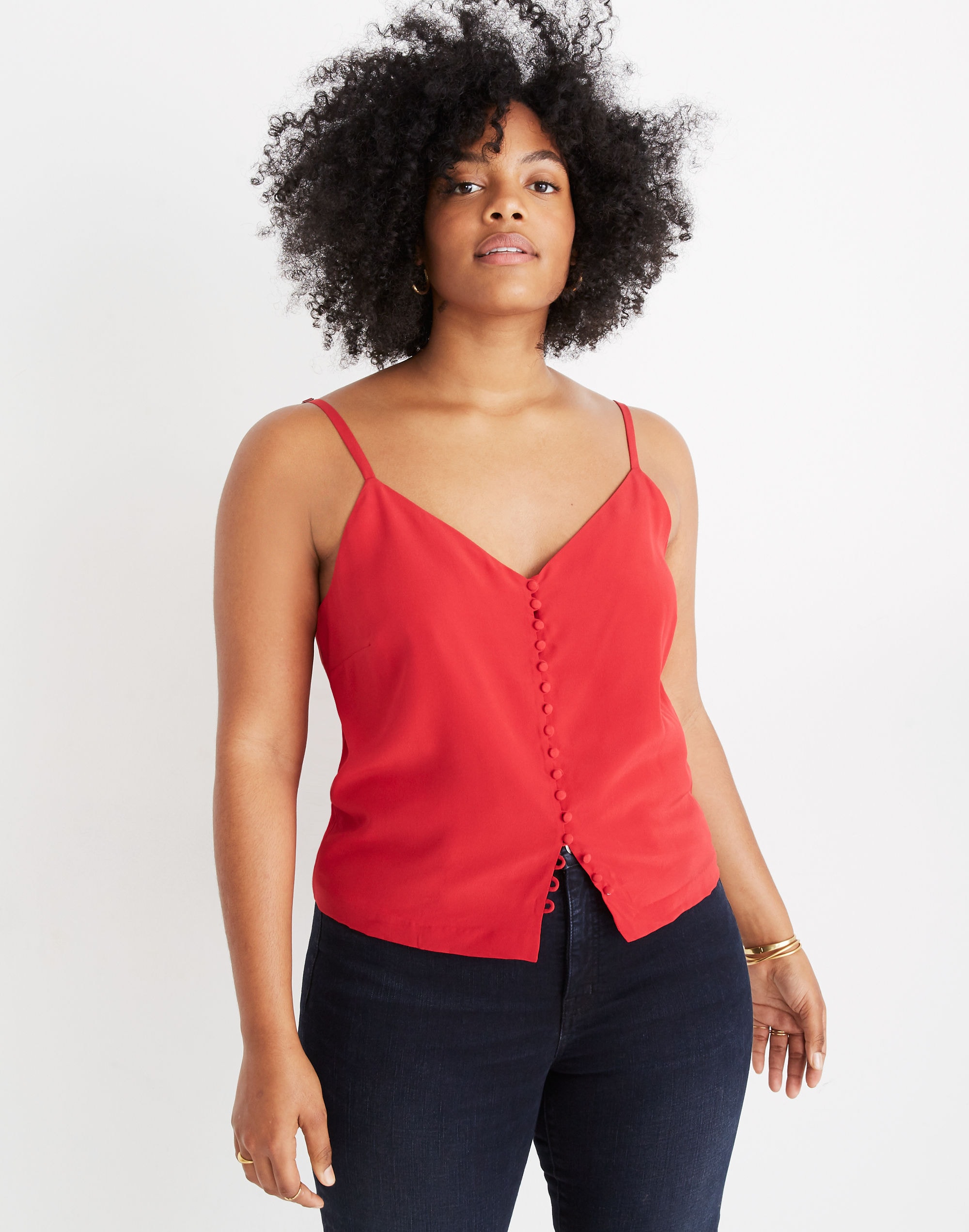 Silk Button-Down Cami | Madewell