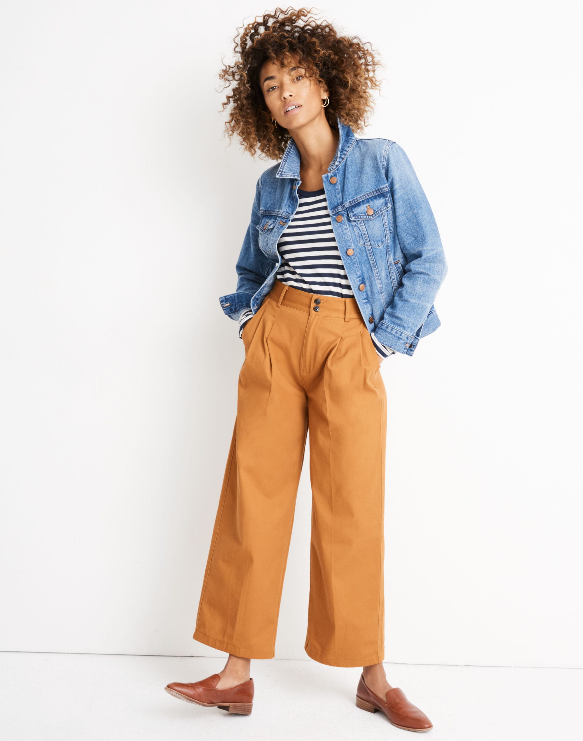 Pleated Wide-Leg Pants | Madewell