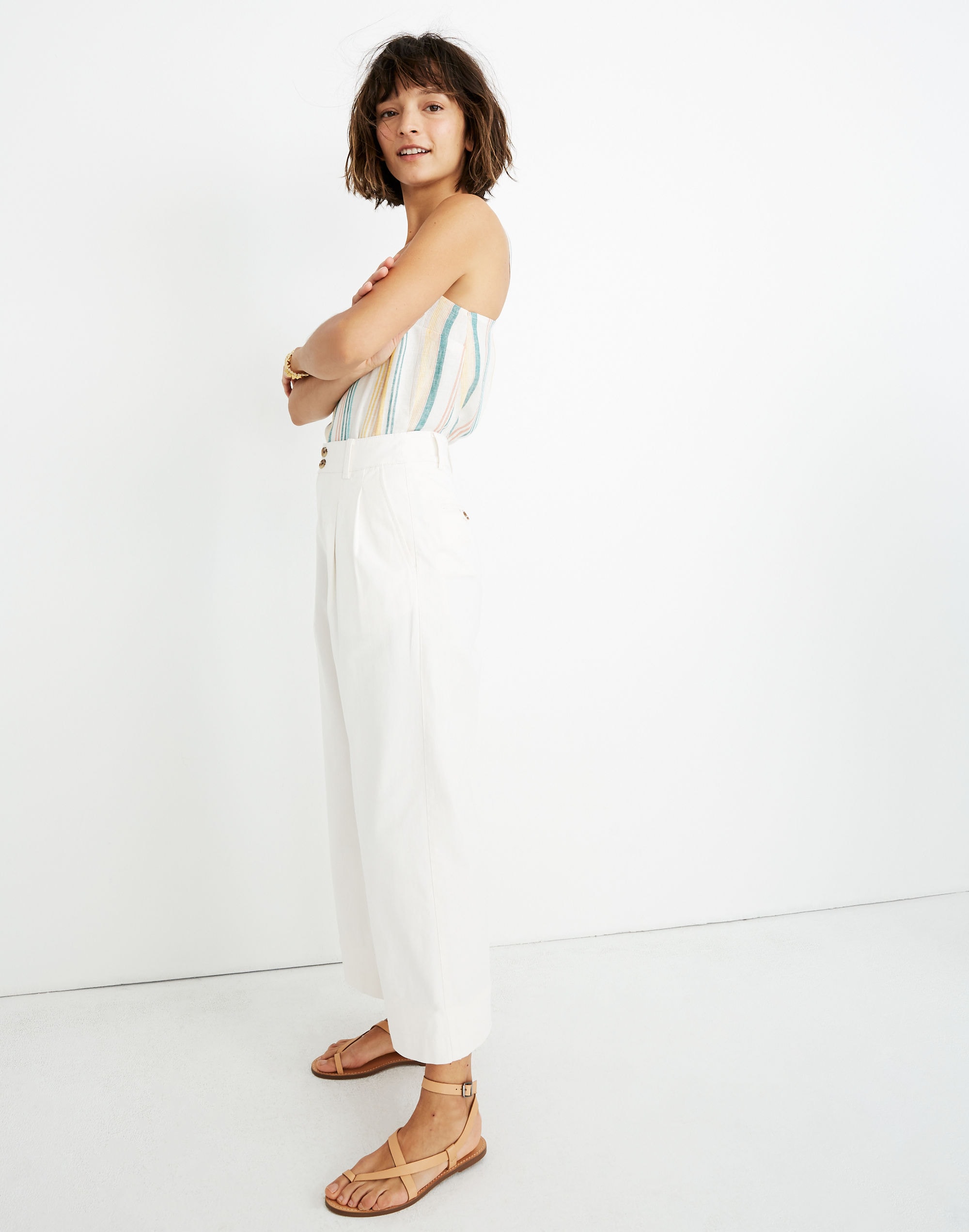 Pleated Wide-Leg Pants | Madewell