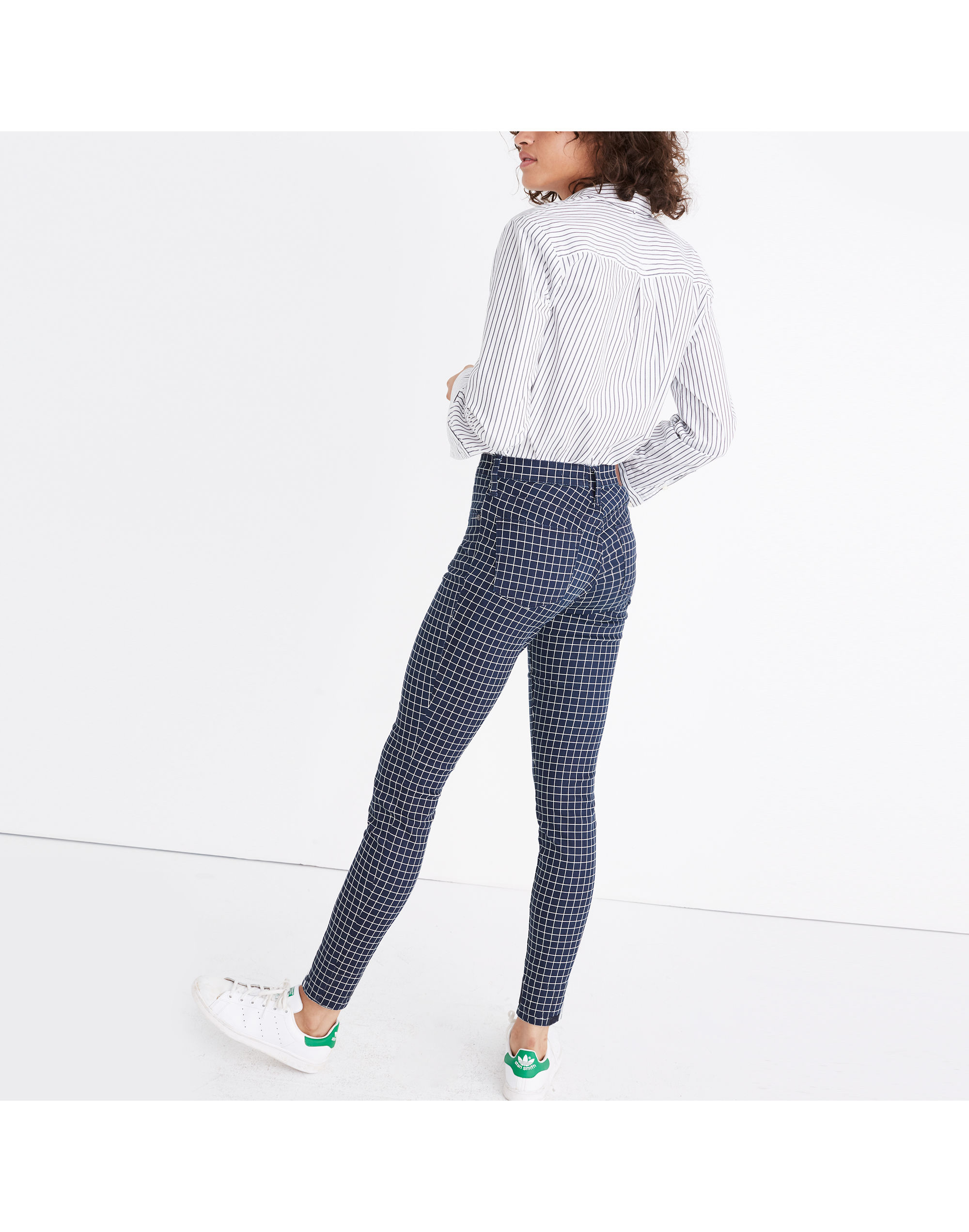 9" High-Rise Skinny Jeans: Windowpane Edition | Madewell