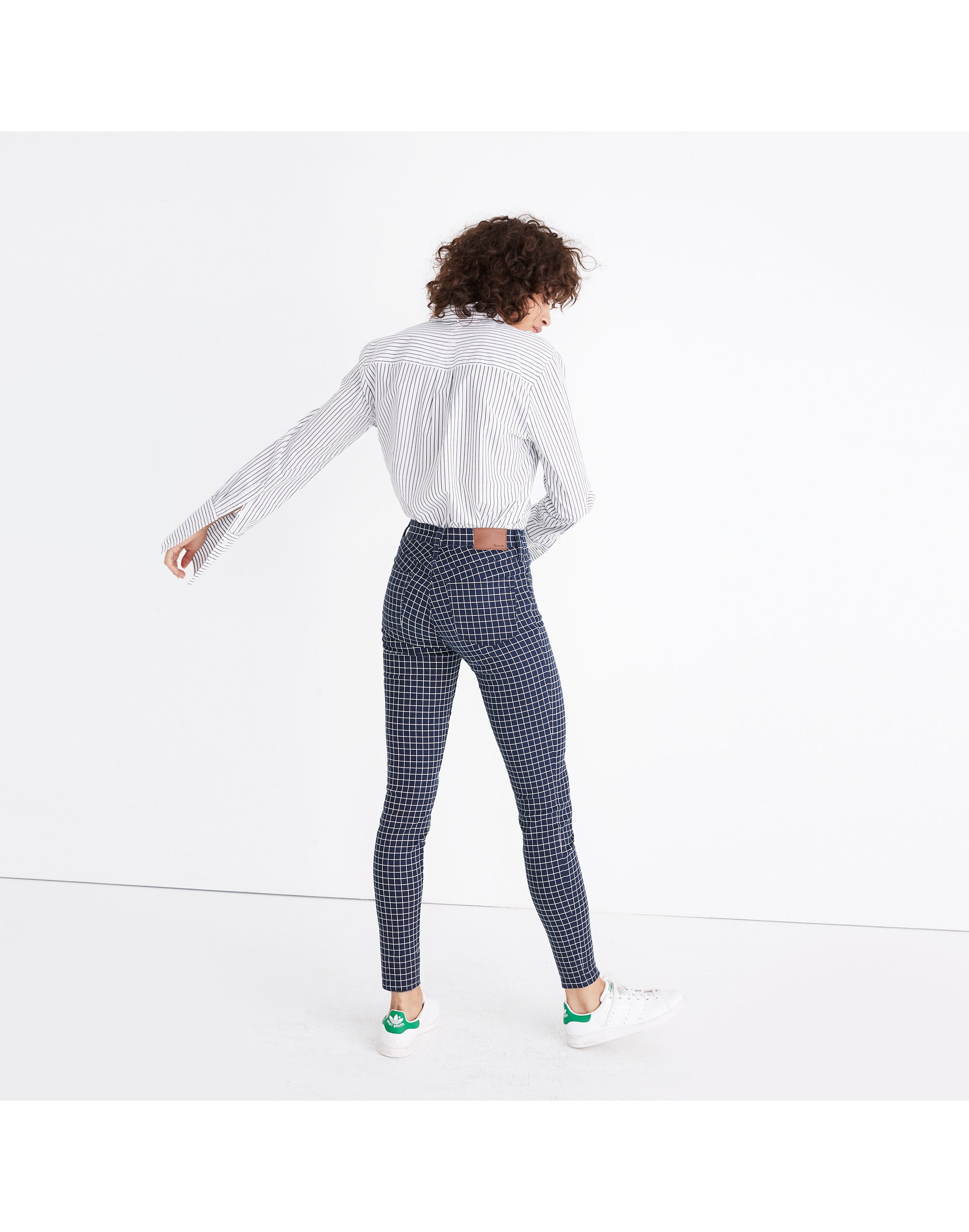 9" High-Rise Skinny Jeans: Windowpane Edition | Madewell