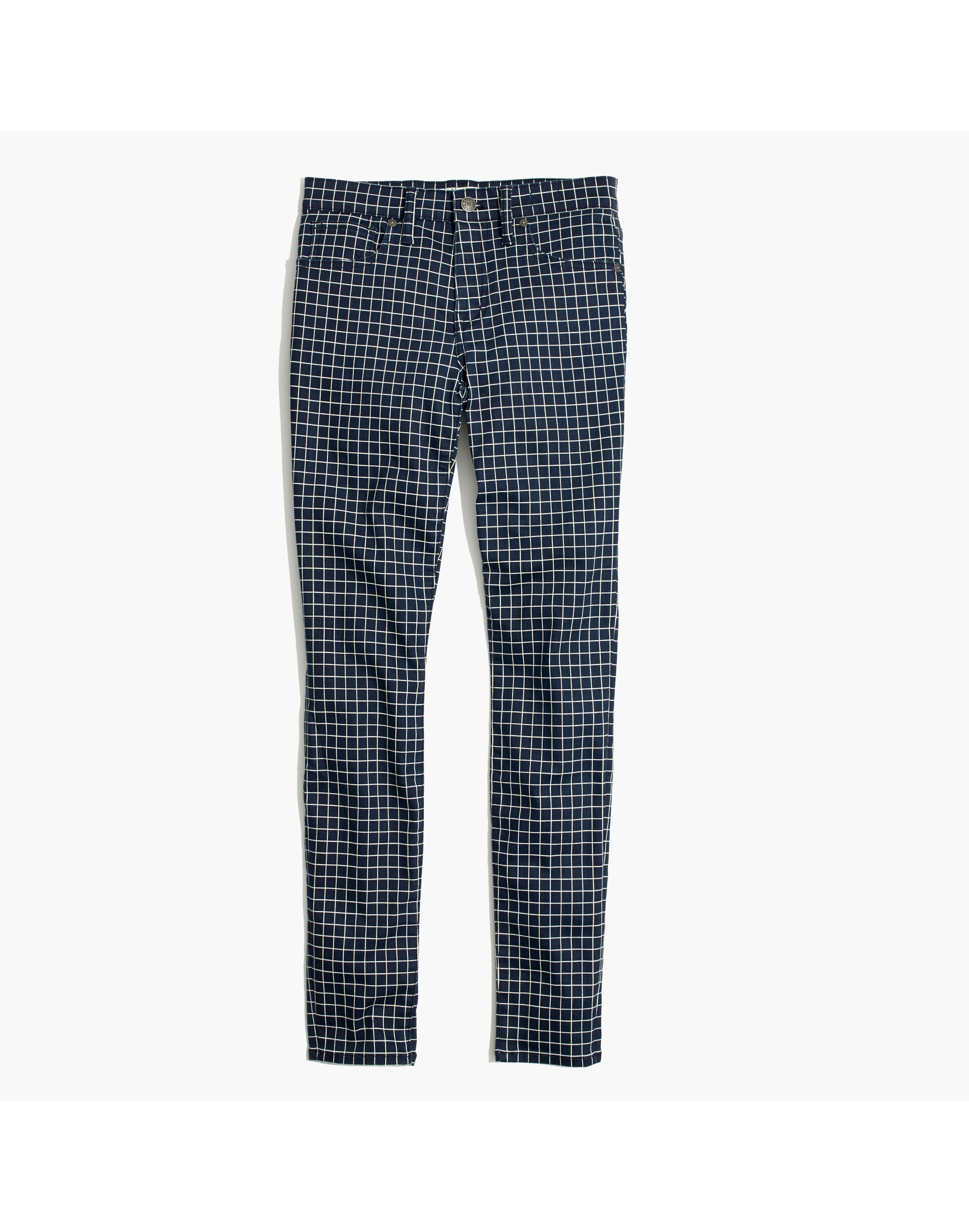 9" High-Rise Skinny Jeans: Windowpane Edition | Madewell