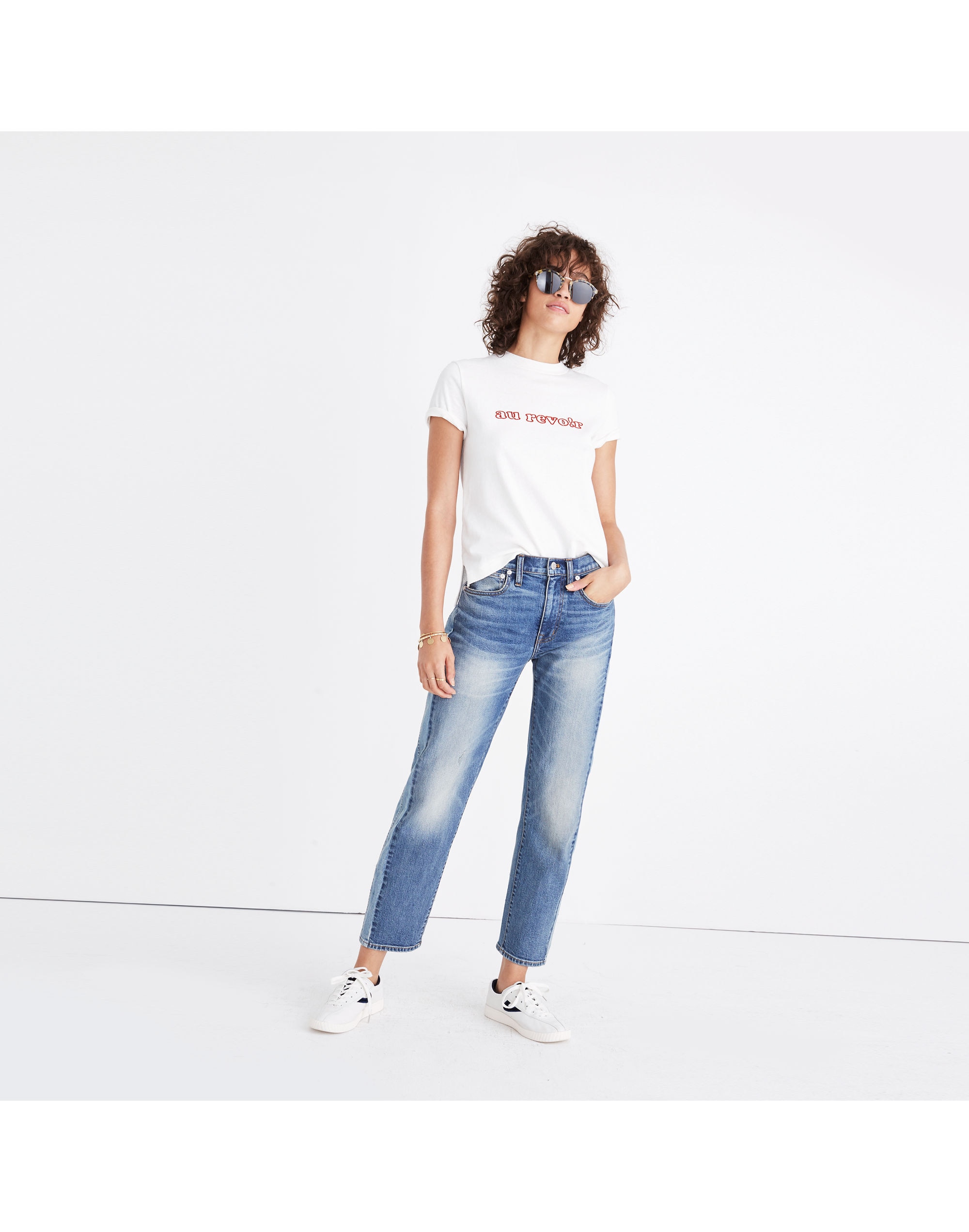 Cruiser Straight Crop Jeans: Pieced Edition | Madewell