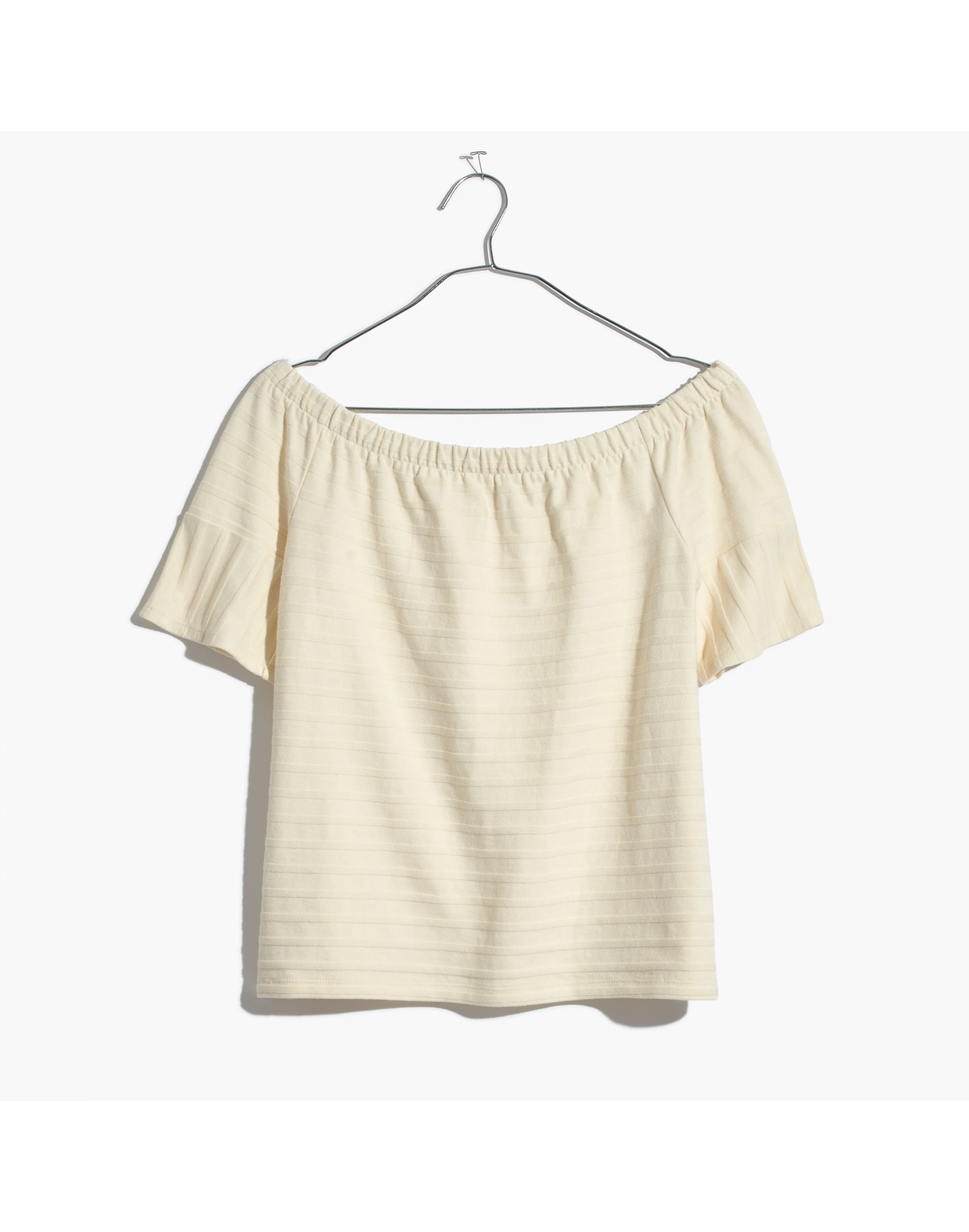 Off-the-Shoulder Texture Top | Madewell