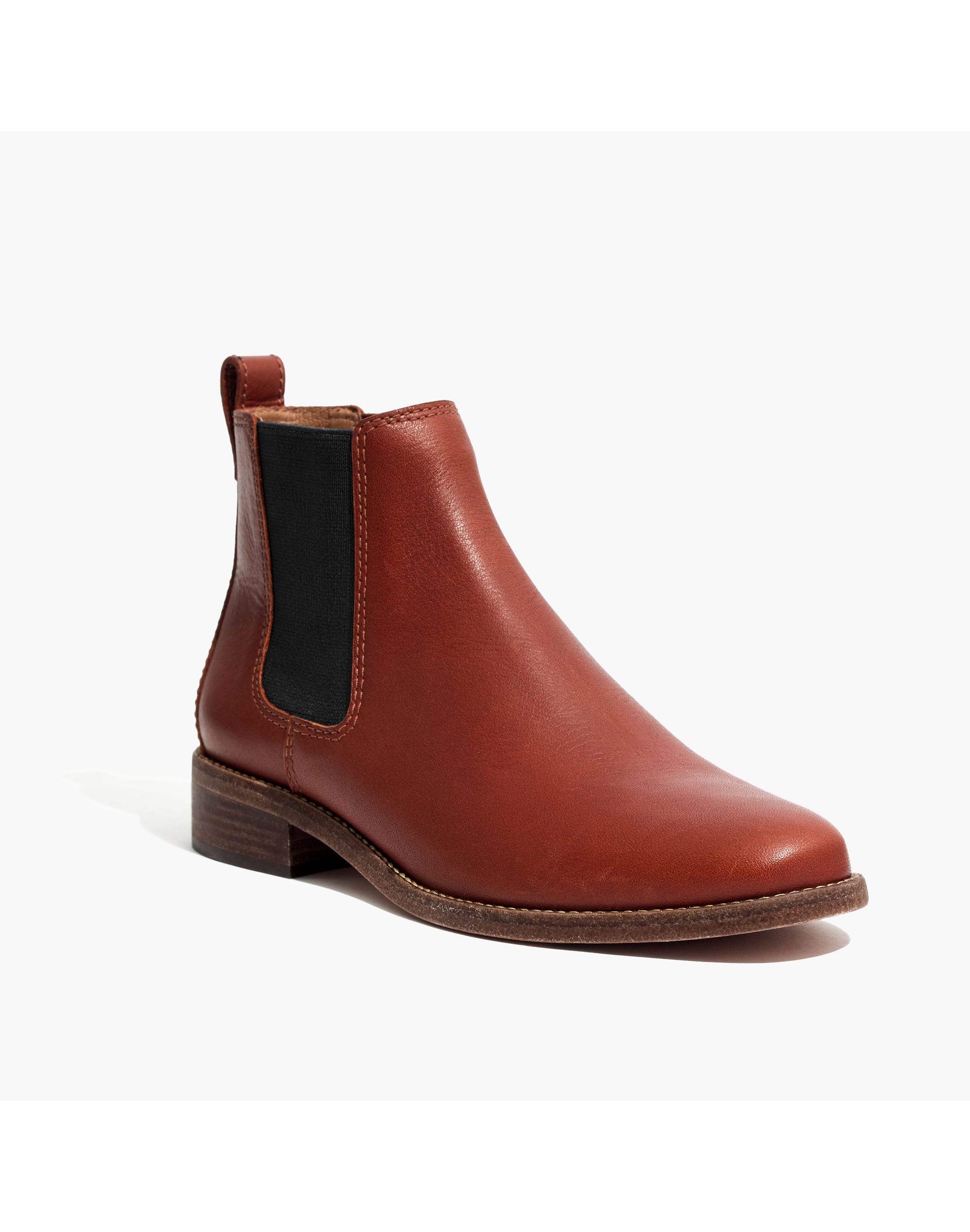 The Ainsley Chelsea Boot Leather | Madewell