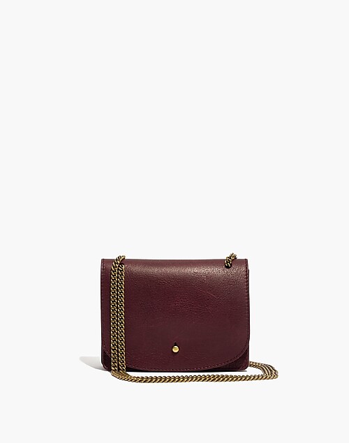 Madewell The Toggle Crossbody Bag in Leather (Cherry Wood