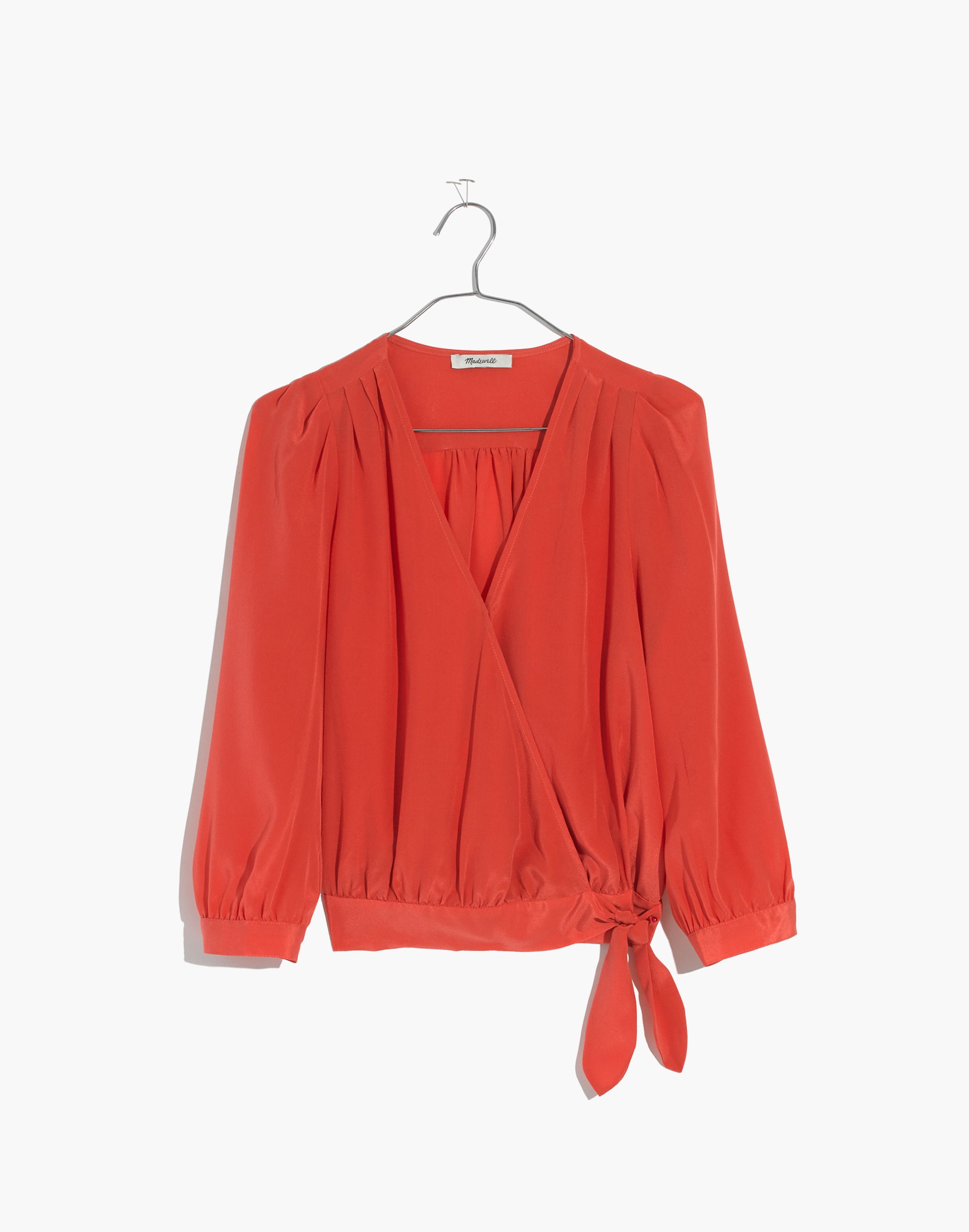 Silk Wrap Top | Madewell