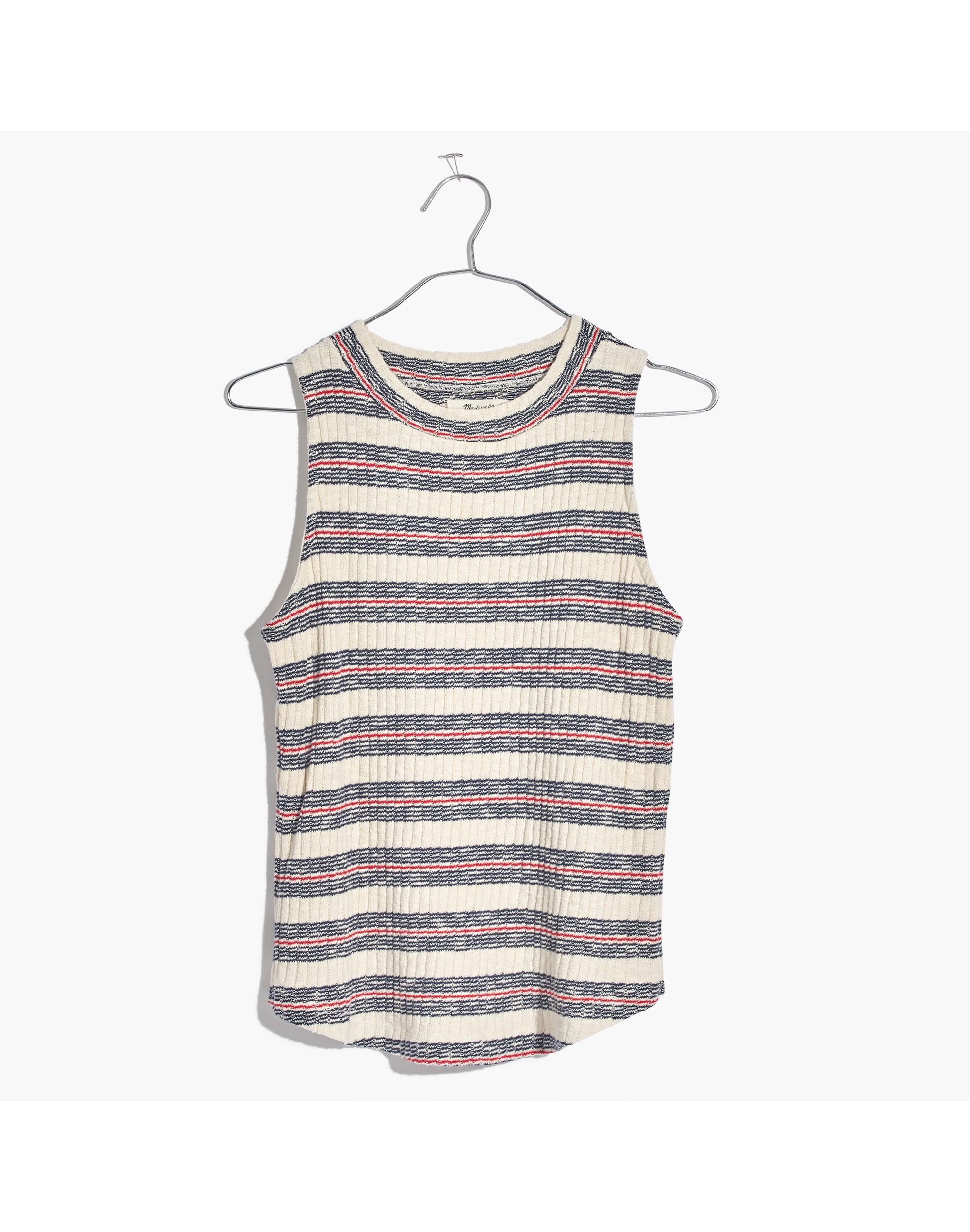 Mockneck Tank Top in Lawton Stripe | Madewell