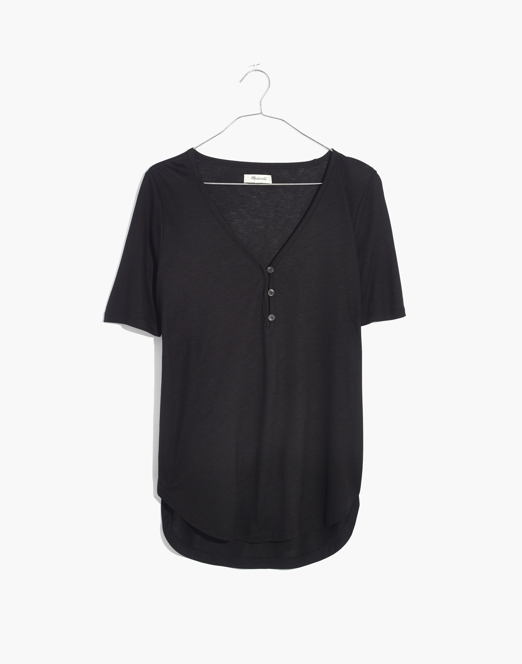 Drapey Henley Tee | Madewell