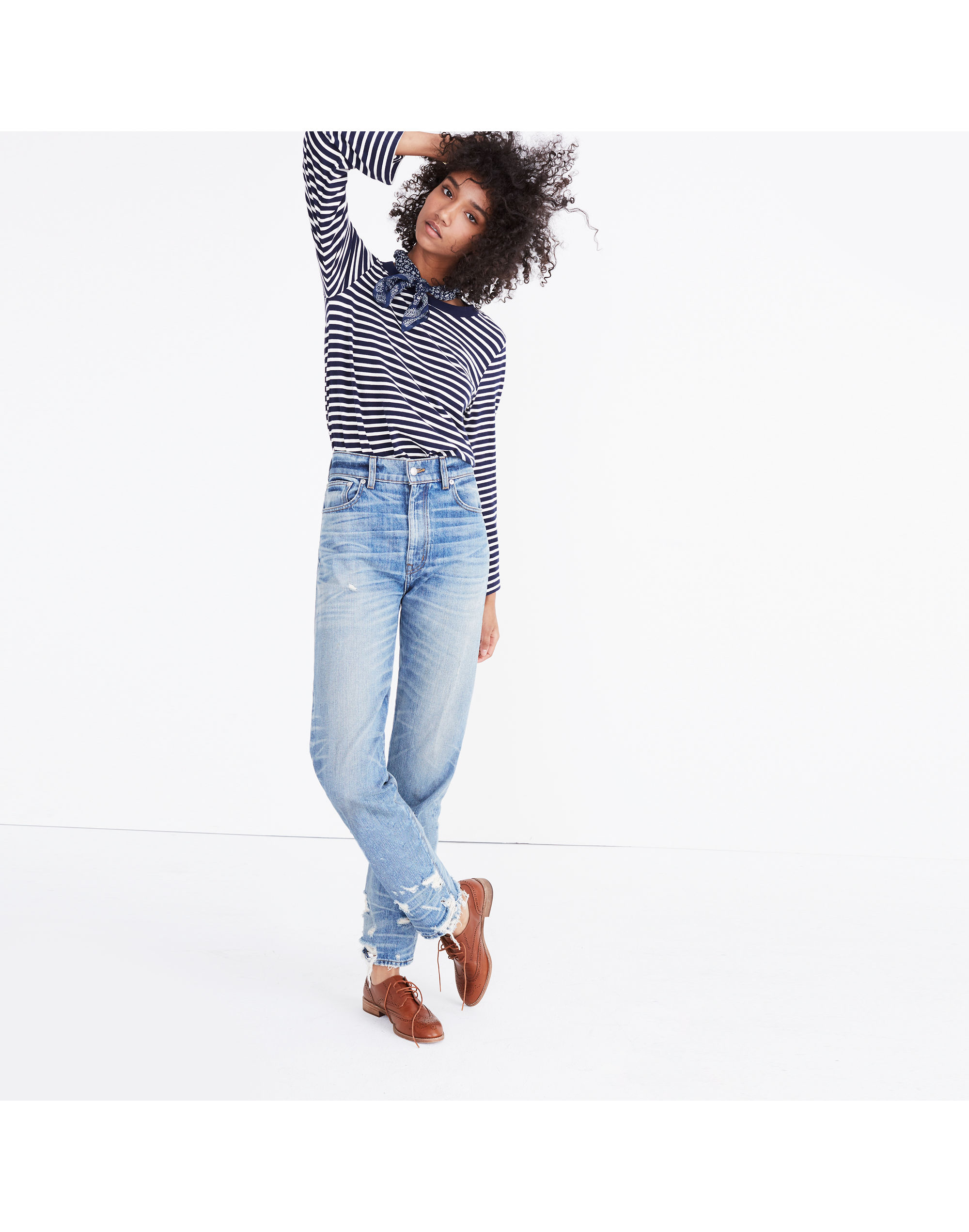 Rivet & Thread High-Rise Slim Boyjeans | Madewell