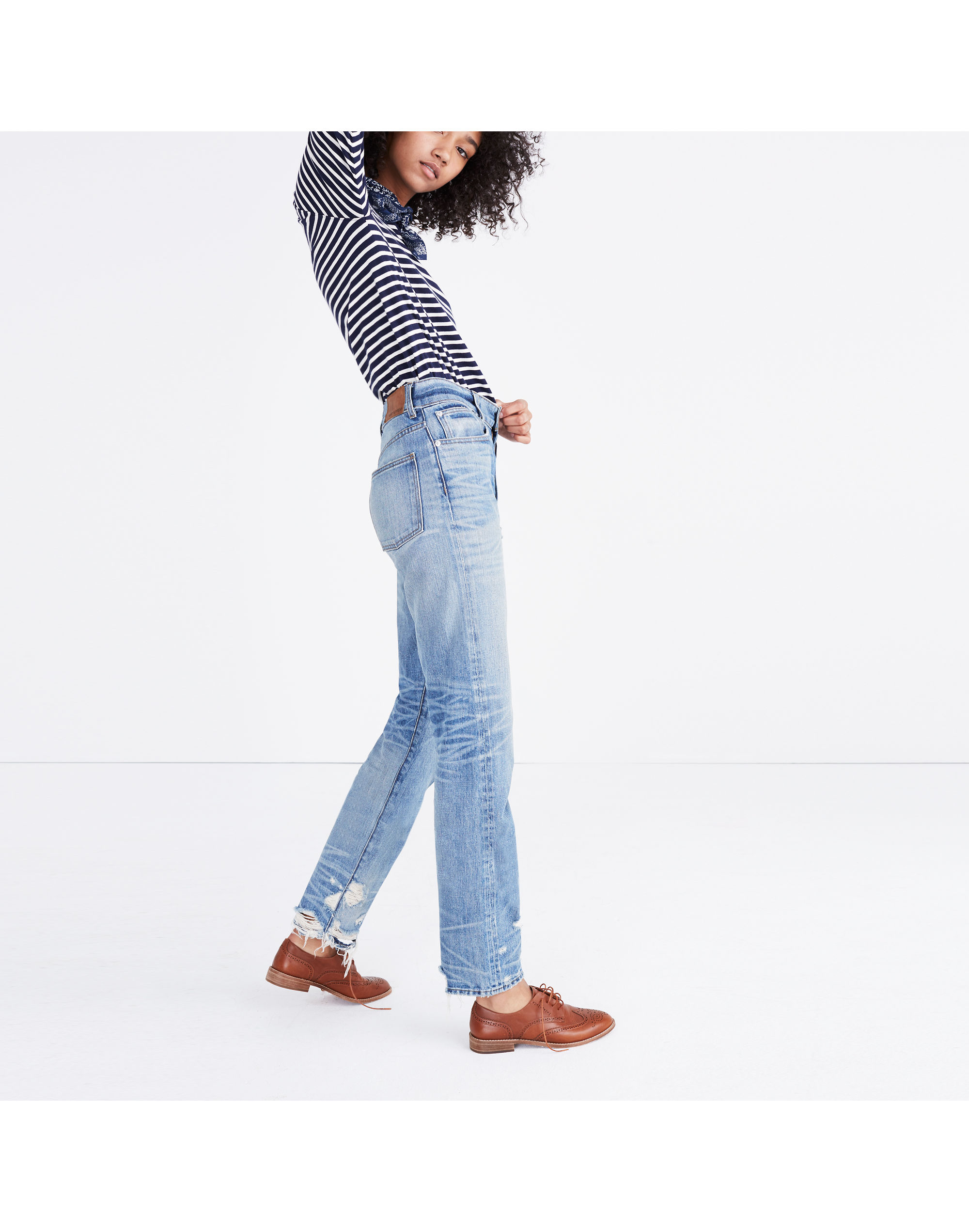 Rivet & Thread High-Rise Slim Boyjeans | Madewell