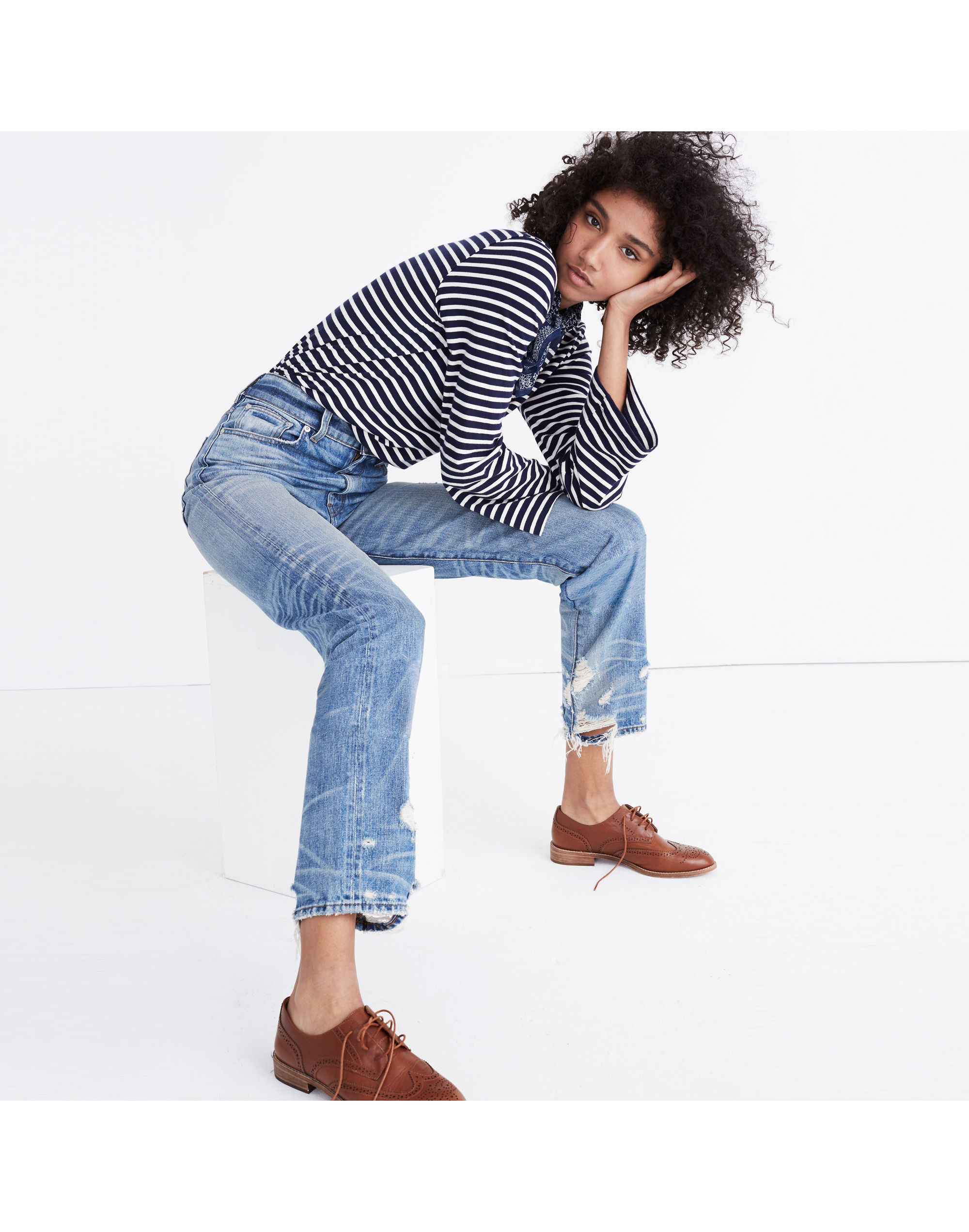 Rivet & Thread High-Rise Slim Boyjeans | Madewell