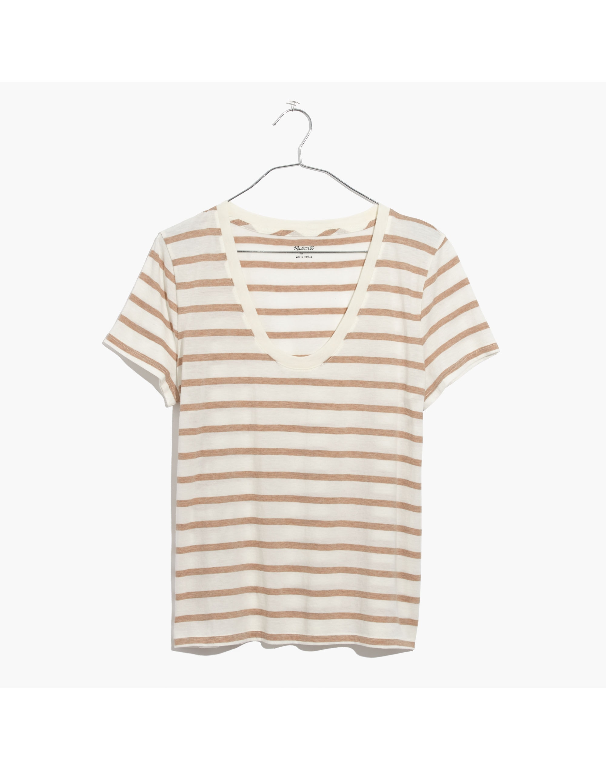 Alto Scoop Tee Harriet Stripe | Madewell