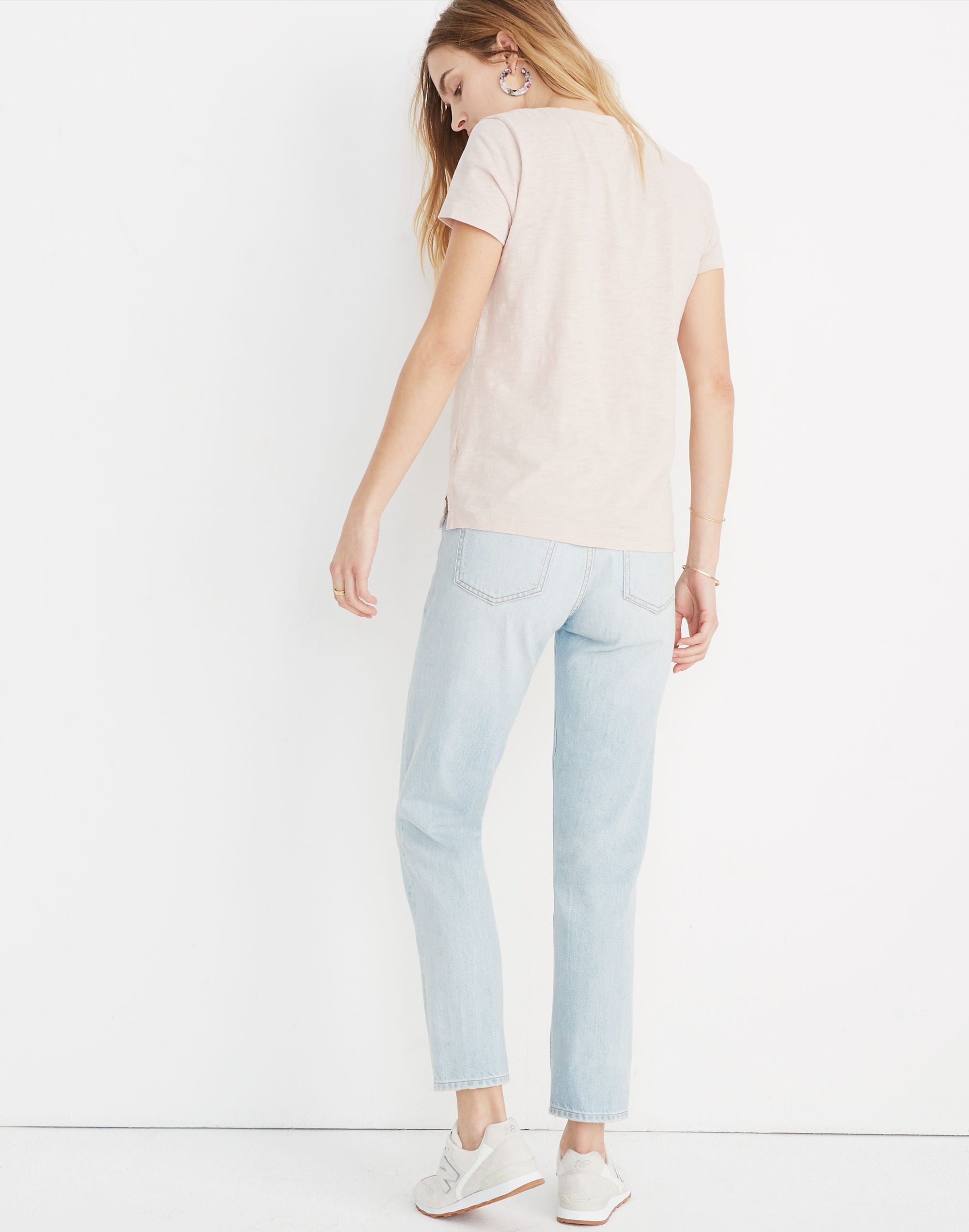 Whisper Cotton V-Neck Pocket Tee | Madewell