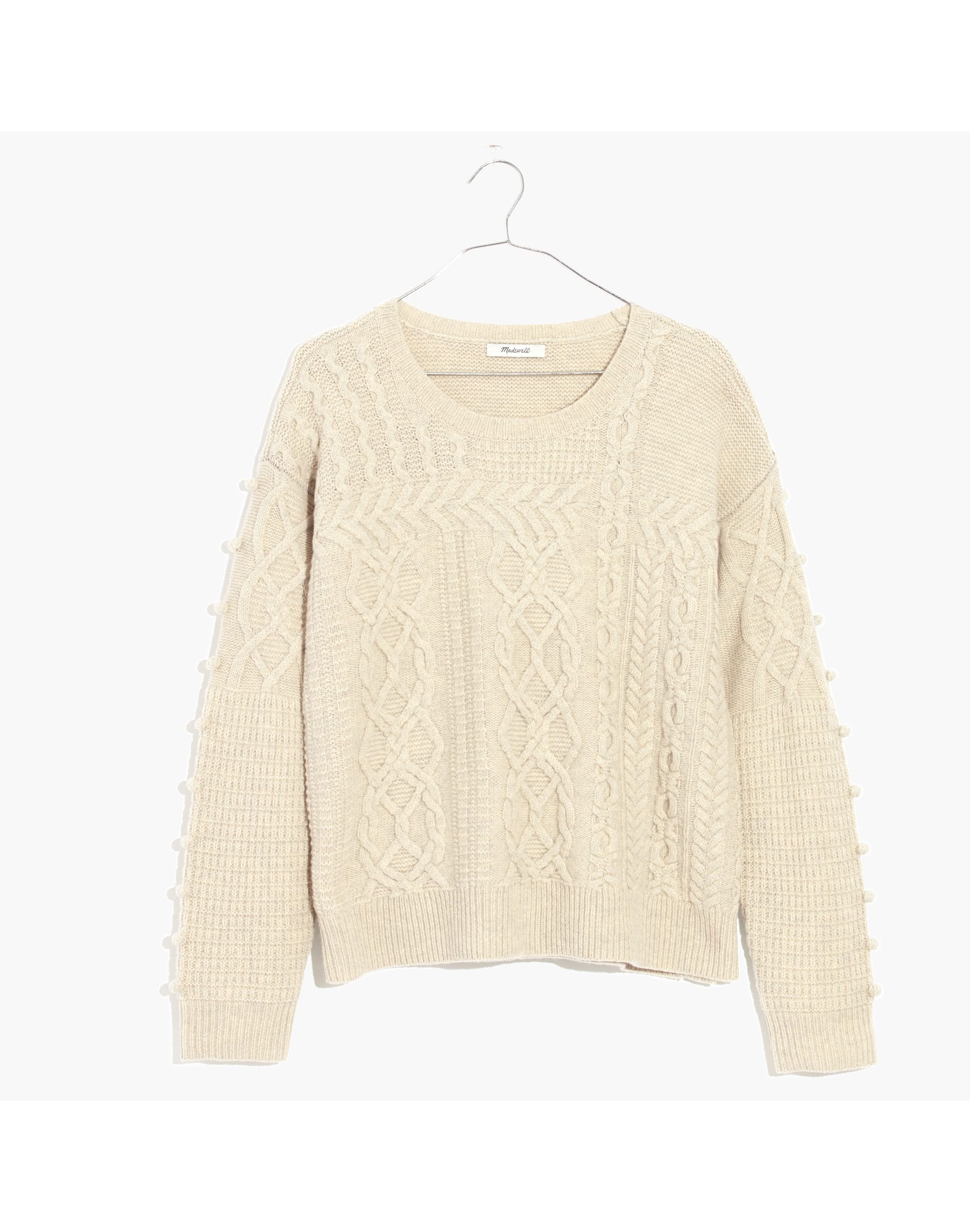 Open-Side Bobble Pullover Sweater | Madewell