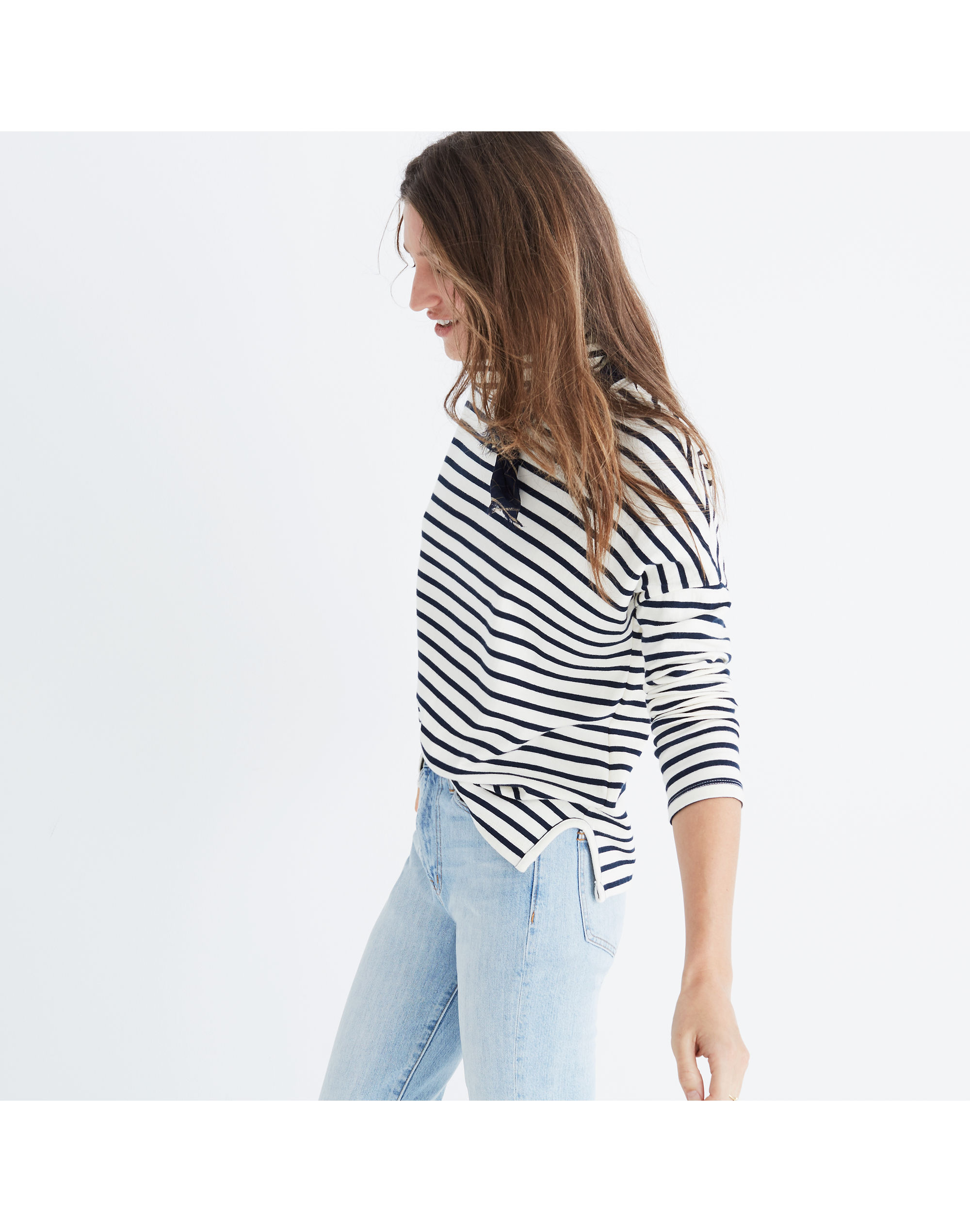 Sailor Stripe Turtleneck Top | Madewell