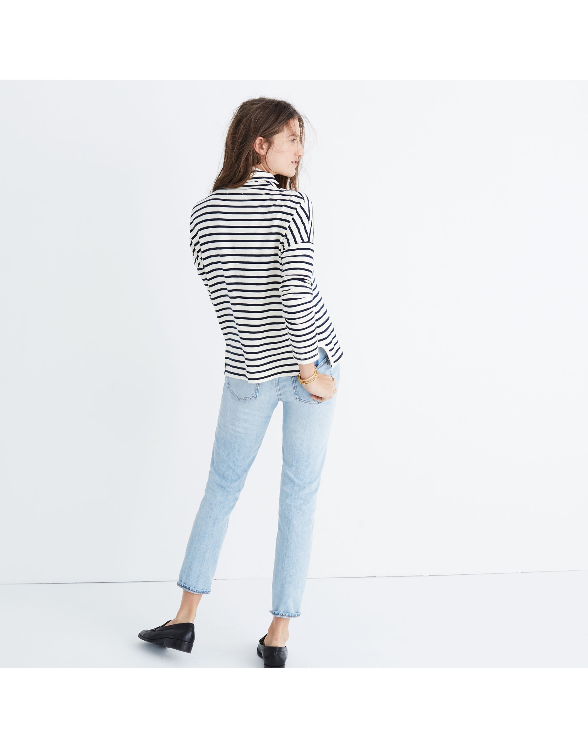 Sailor Stripe Turtleneck Top | Madewell