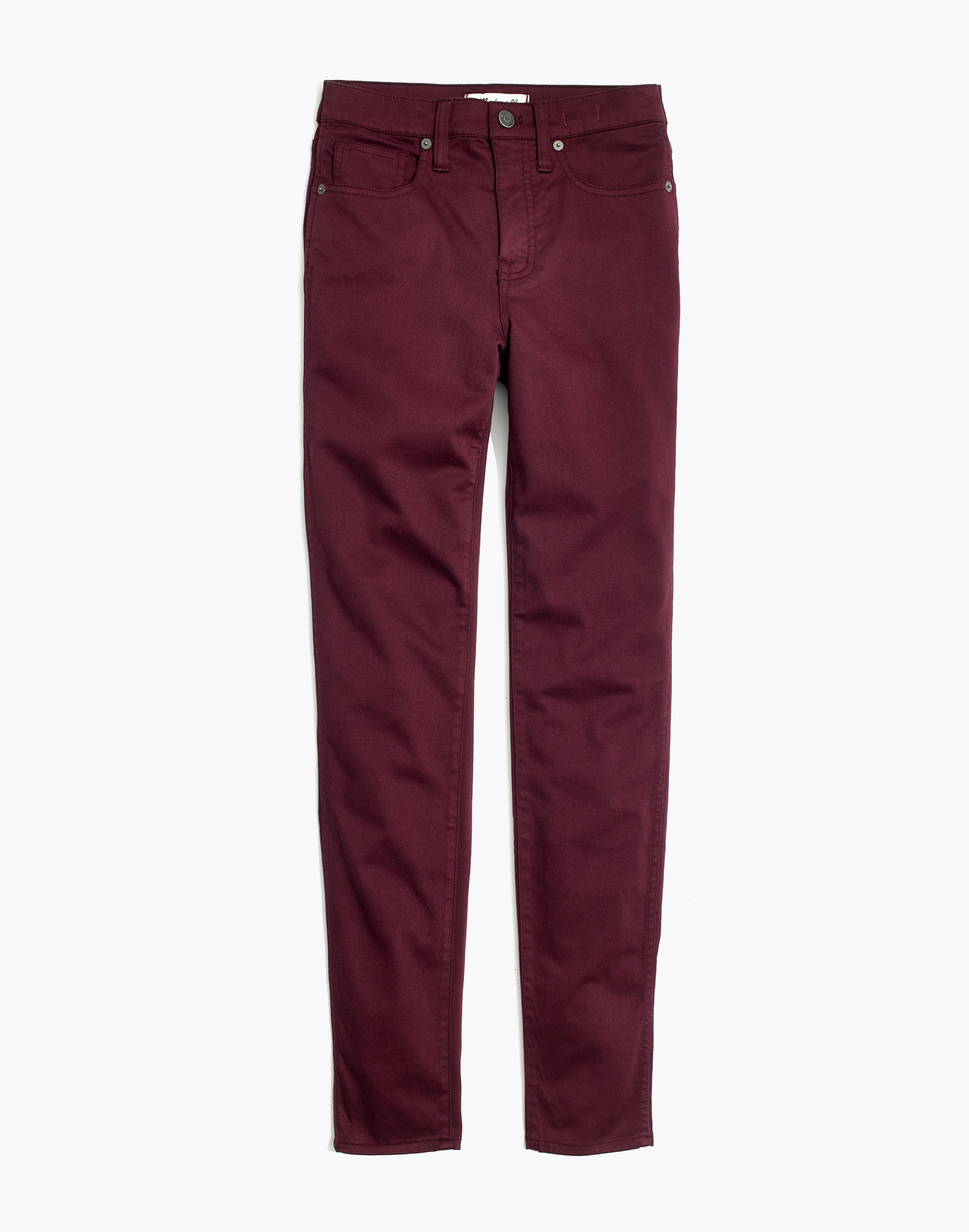 10" High-Rise Skinny Sateen Jeans | Madewell