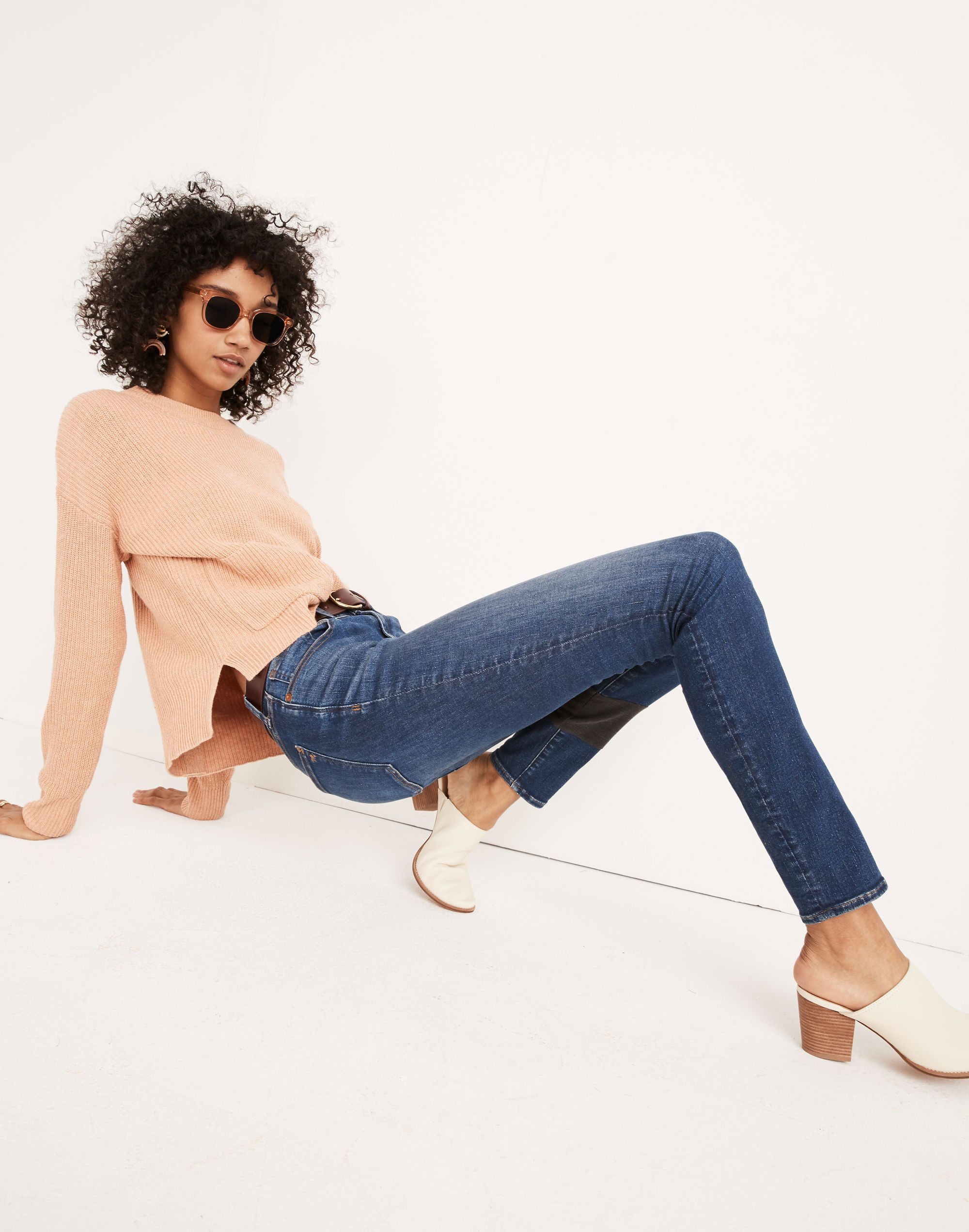 Petite 8" Skinny Jeans in Ames Wash | Madewell