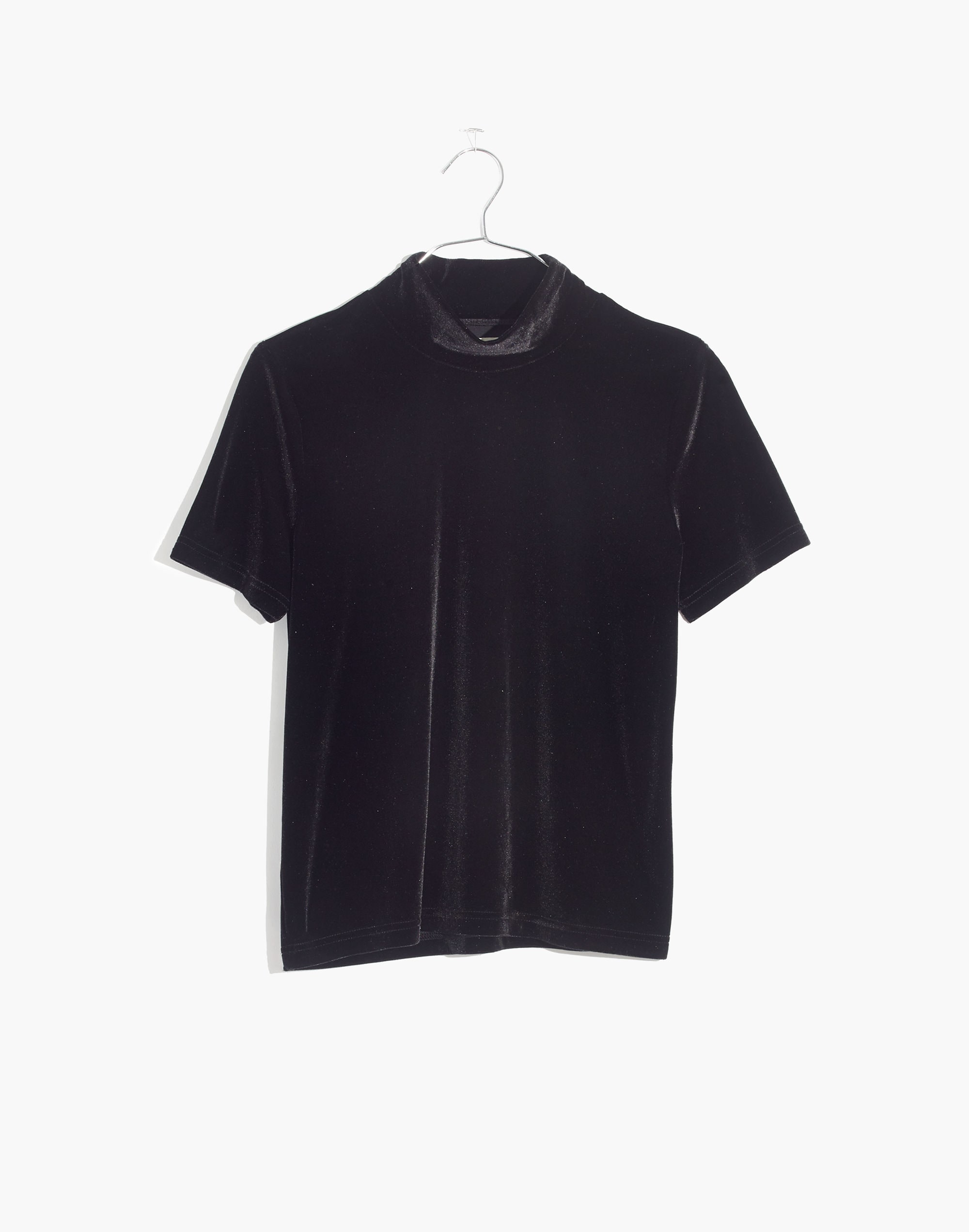 Velvet Mockneck Tee | Madewell