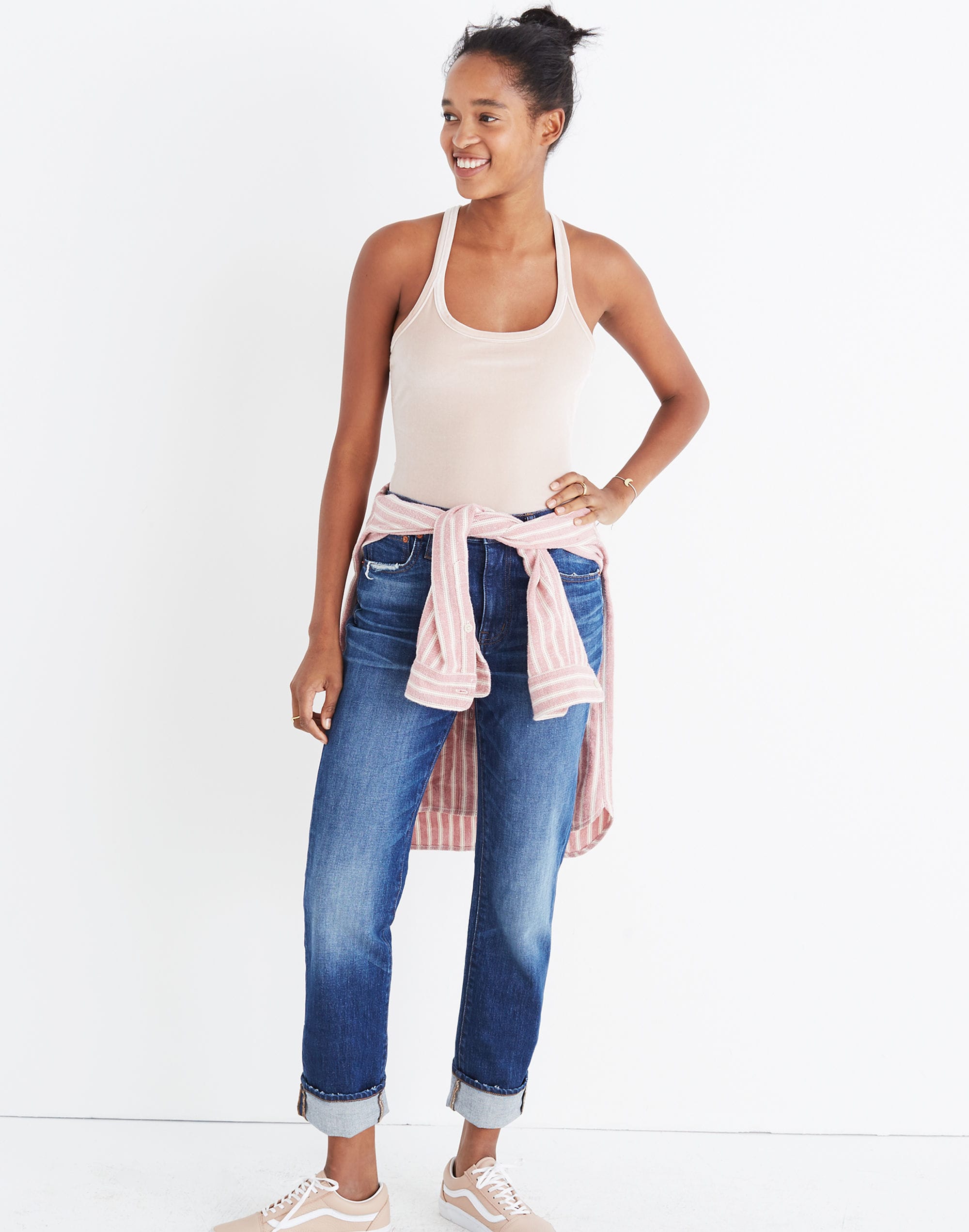 Velvet Racerback Bodysuit | Madewell